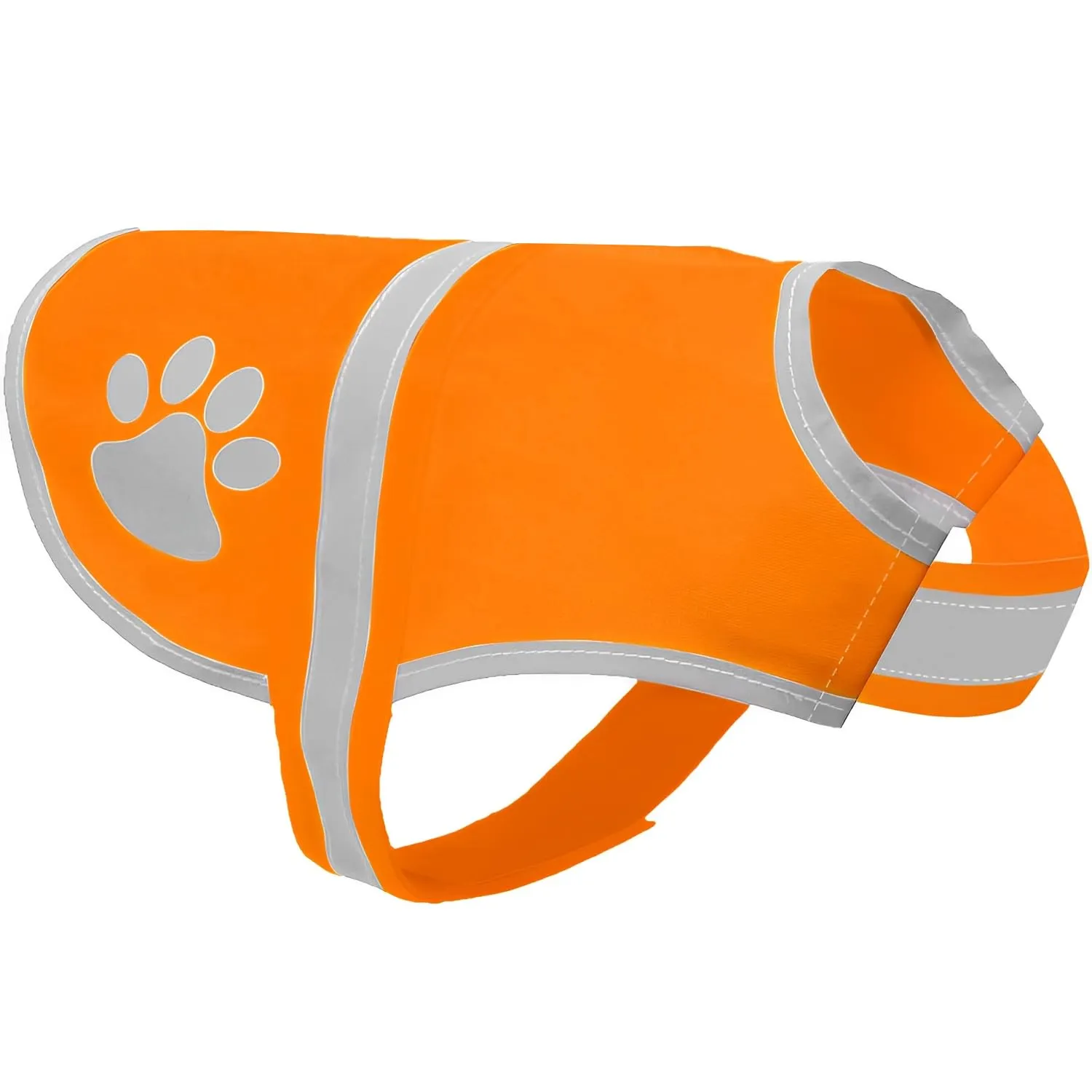 Voarge Gilet di Sicurezza Riflettente per Cani, Alta Visibilità, Arancione, XL - immagine 1