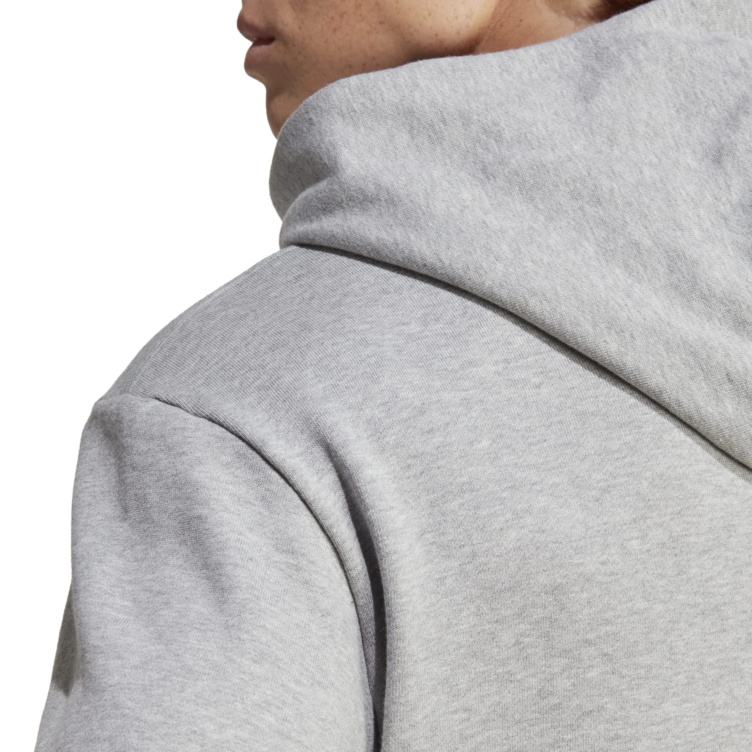adidas Essentials French Terry Big Logo Hoodie, Medium Grey Heather, XL - immagine 9