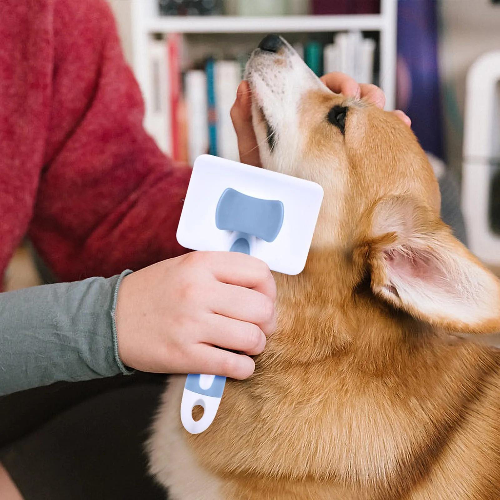 Vinabo Cardatore Autopulente per Gatti e Cani, Blu - immagine 7