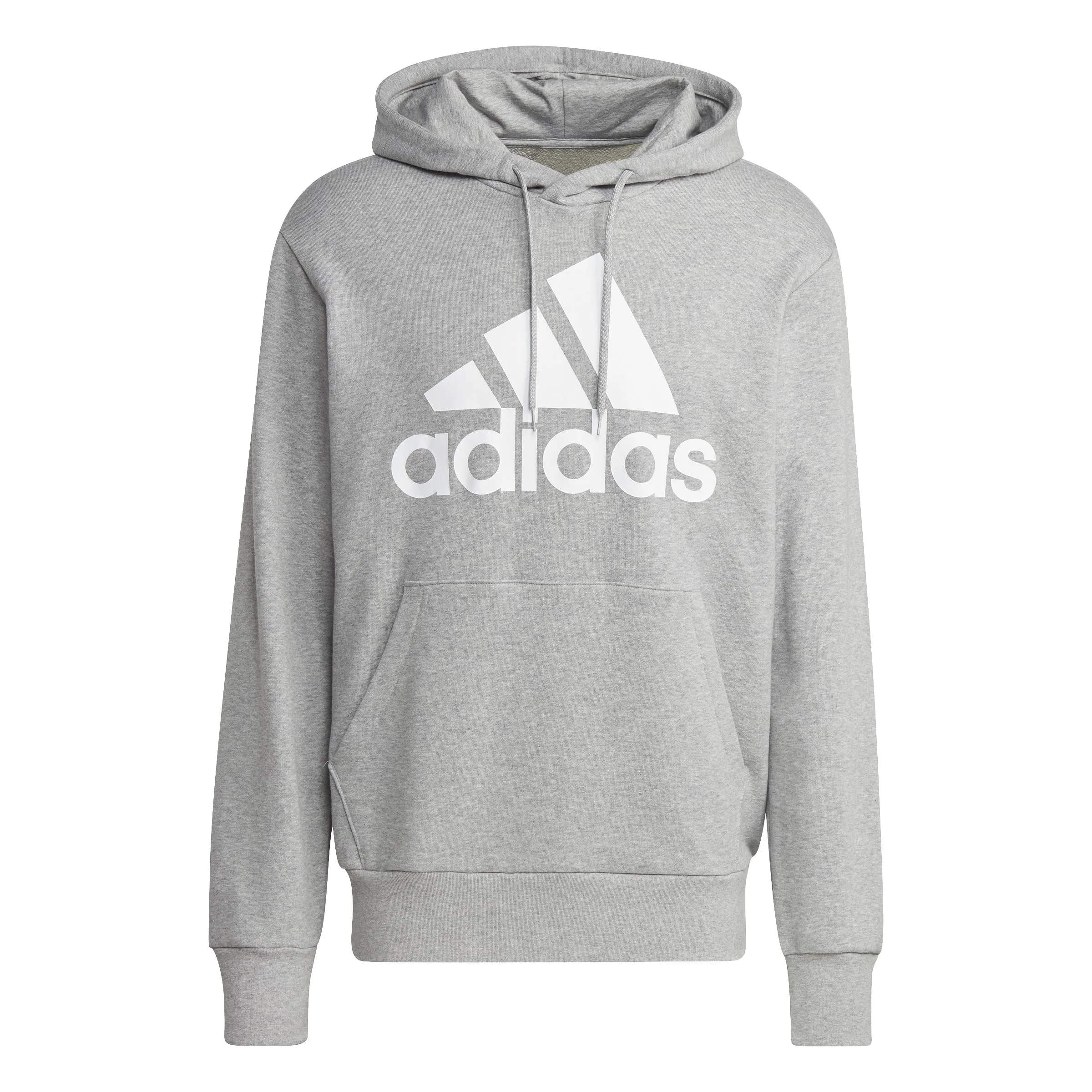 adidas Essentials French Terry Big Logo Hoodie - Medium Grey Heather - L - immagine 5