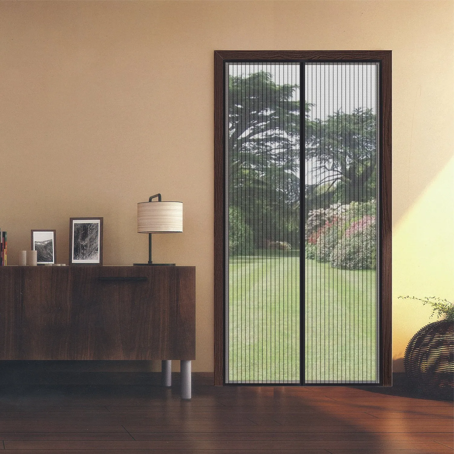 MYCARBON Zanzariera Porta Finestra Magnetica, 80x210cm, Nero - immagine 9