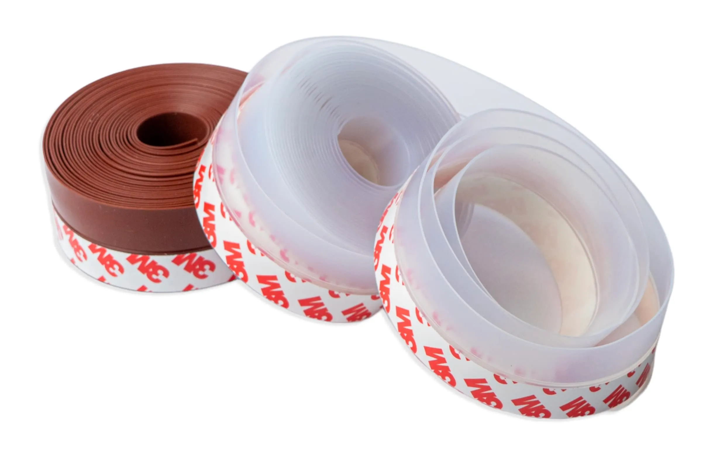 Dpm Tapes Paraspifferi Sottoporta in Silicone con Adesivo 3M, 35 mm x 5 m, Trasparente - immagine 7