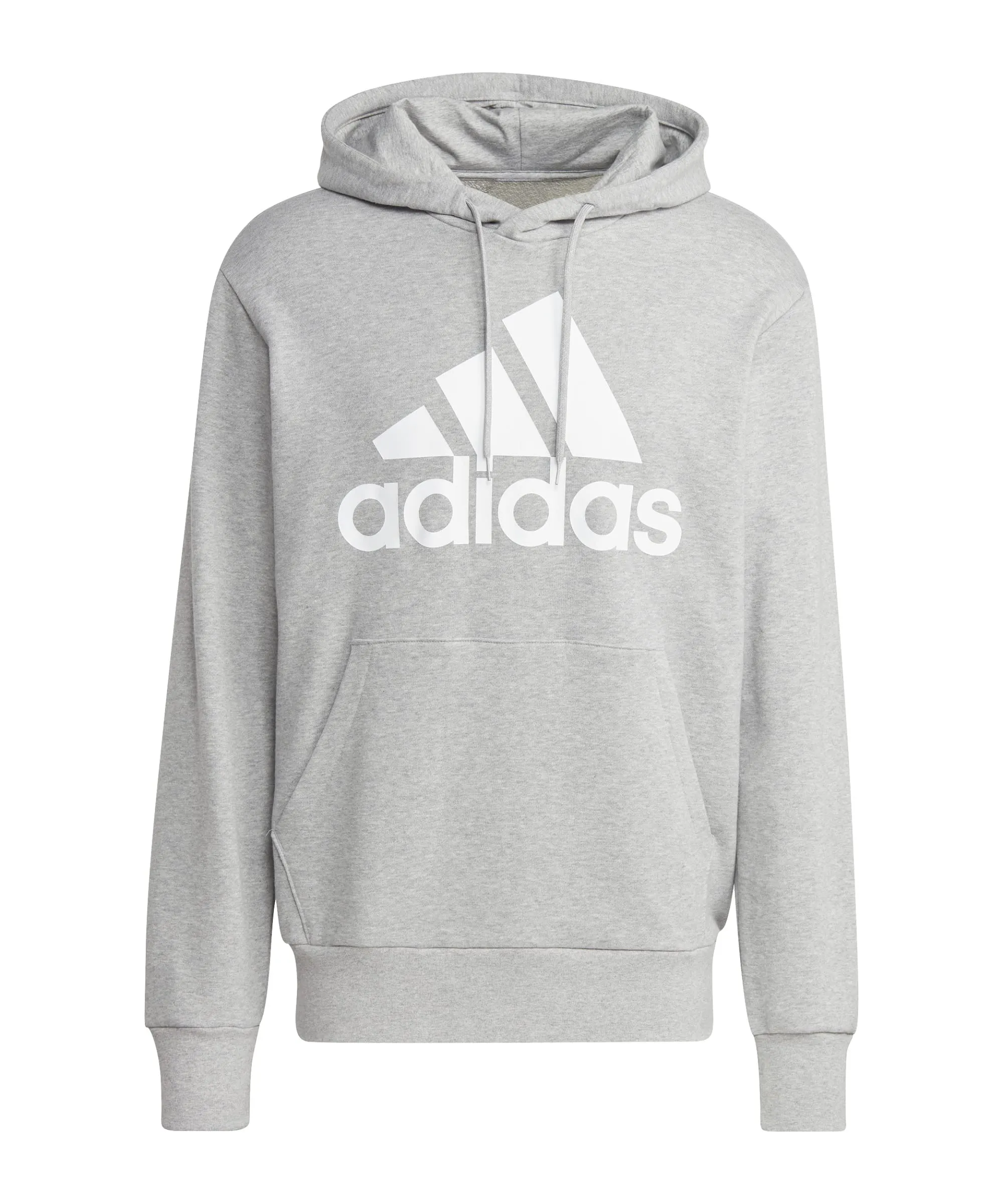 adidas Essentials French Terry Big Logo Hoodie - Medium Grey Heather, S - immagine 4