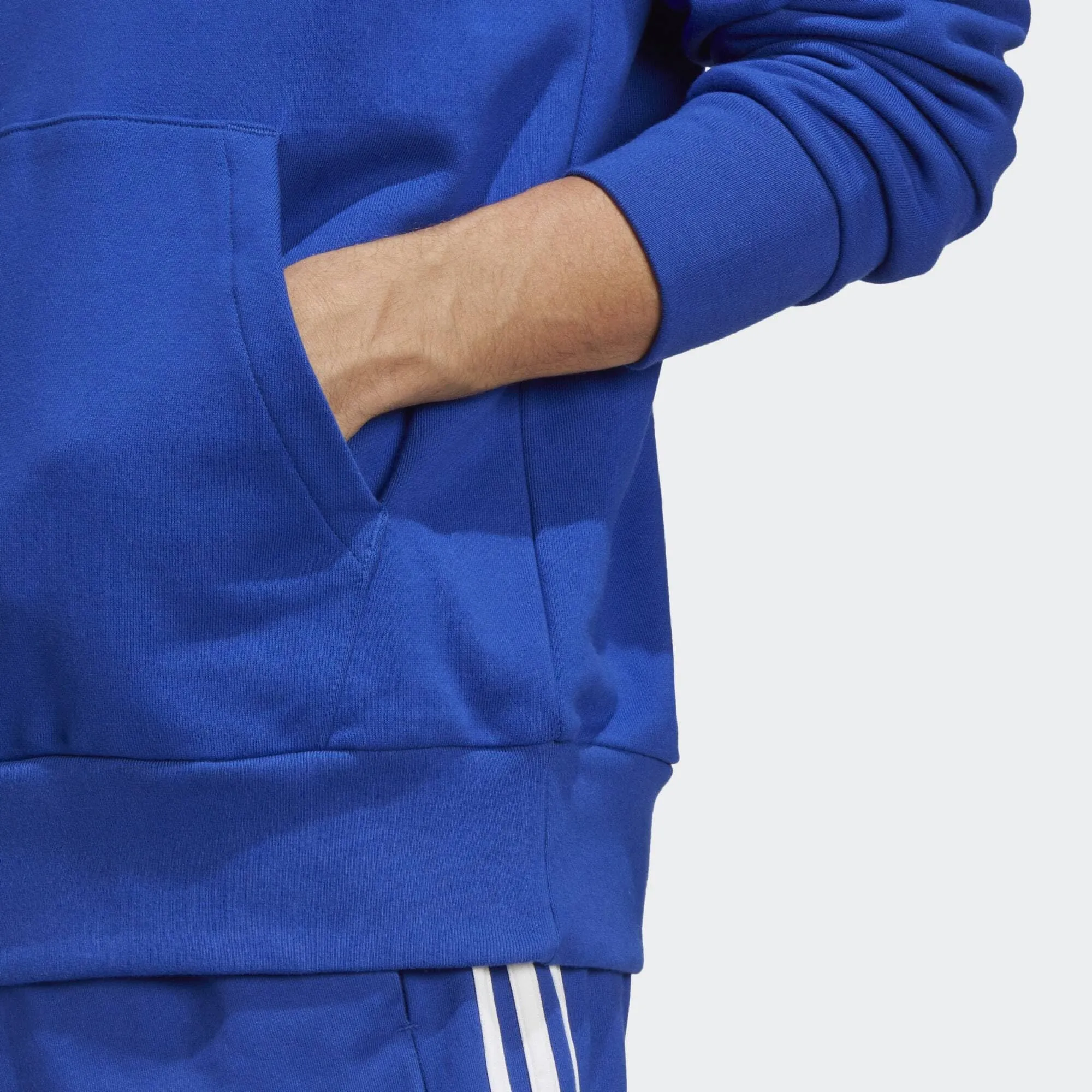 adidas Essentials French Terry Big Logo Hoodie, Semi Lucid Blue, S - immagine 3