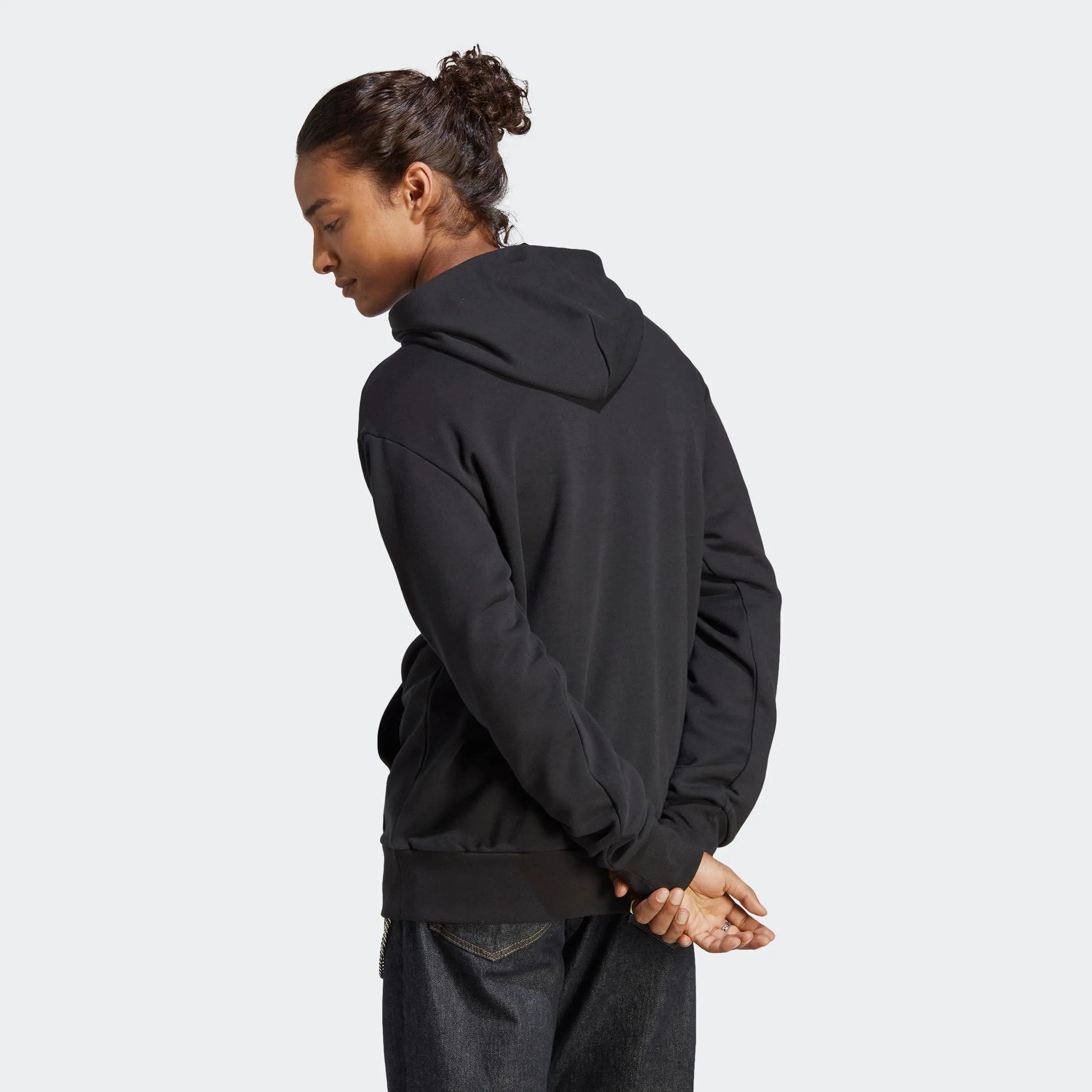 adidas Essentials French Terry Big Logo Hoodie - Black, XL - immagine 7