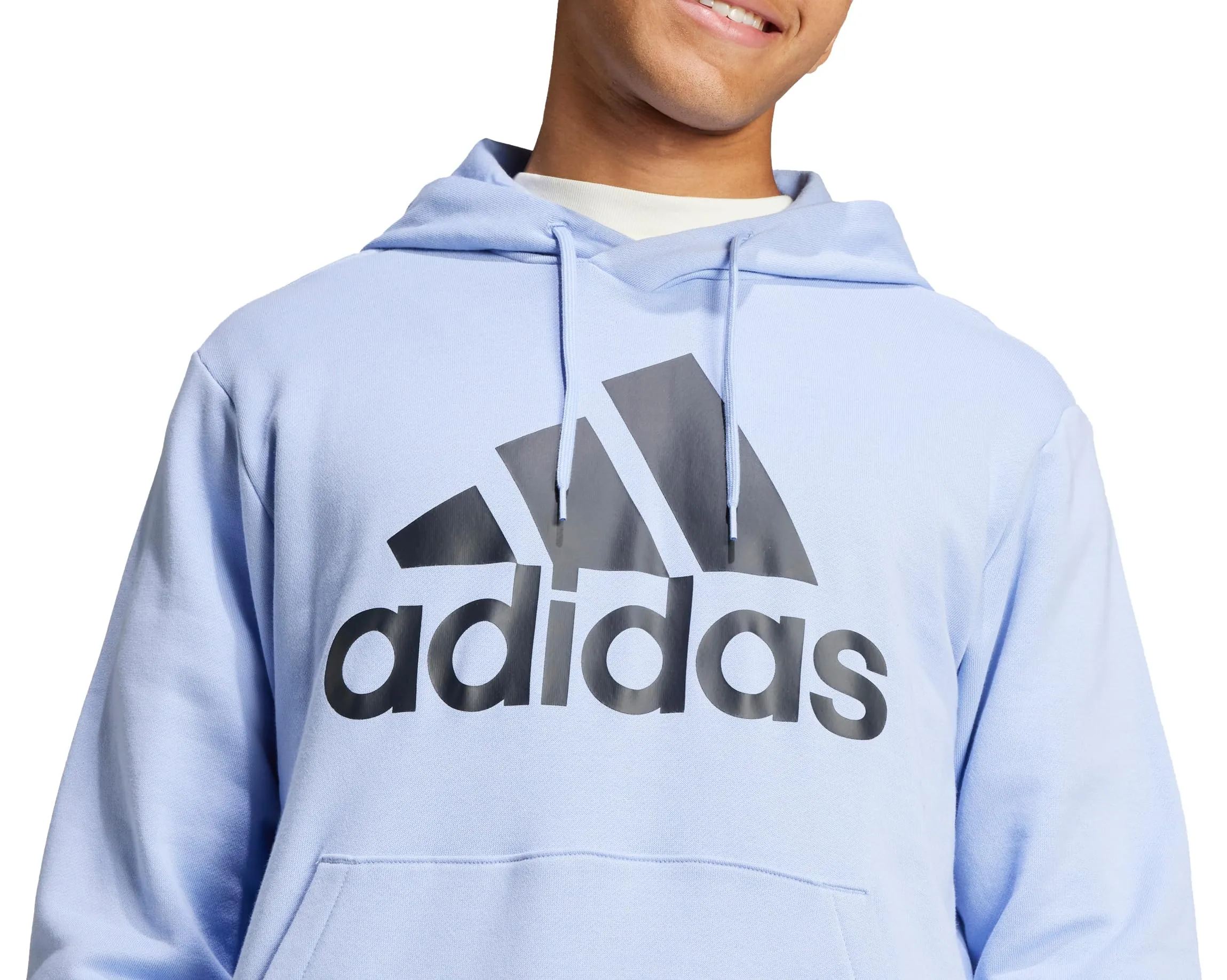 adidas Essentials French Terry Big Logo Hoodie, Blue Spark, XS - immagine 4