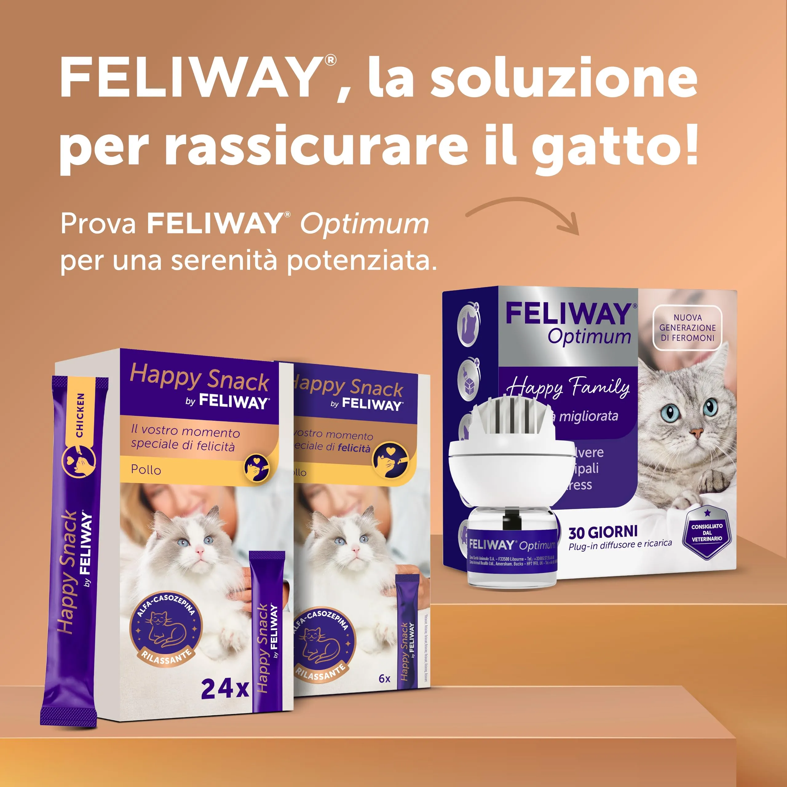 Feliway Happy Snack Gustosi snack calmanti per gatti, 6 stick - immagine 9