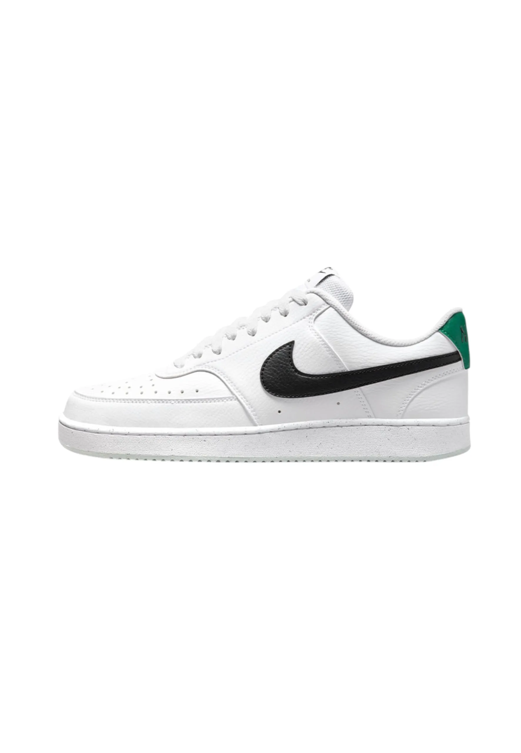 Nike W Court Vision Lo NN Sneaker Donna, Bianco Malachite Bianco Nero, 44.5 EU - immagine 1