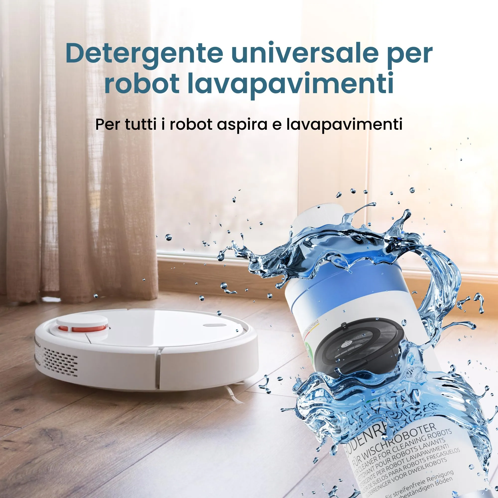 Purivita Detergente Lavapavimenti Concentrato per Robot e Lavasciuga, 500ml - immagine 6
