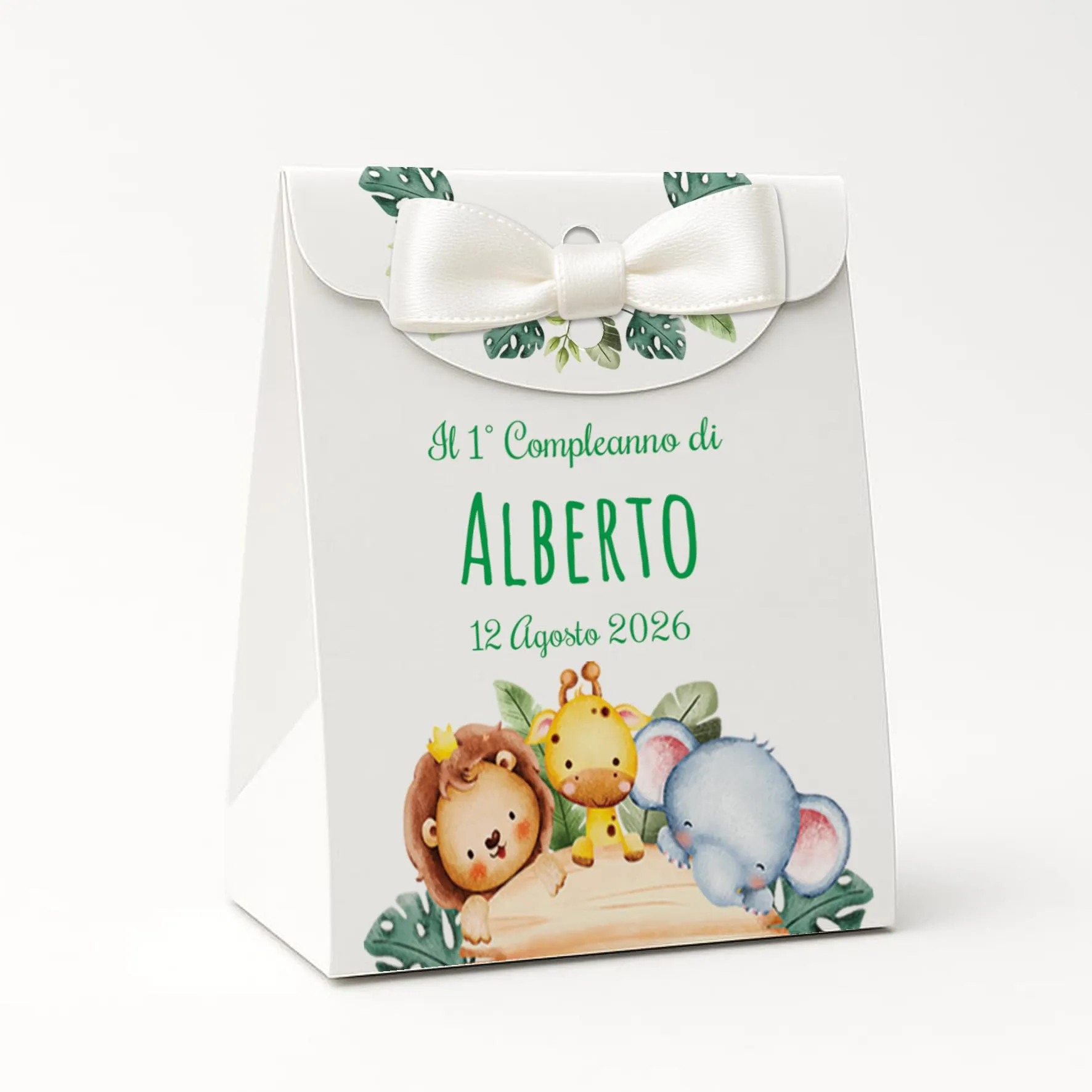 PV Grafik Set 16 Scatoline Portaconfetti Battesimo e Nascita Bimbo e Bambina, Bomboniera Personalizzata Nica 26 - immagine 1