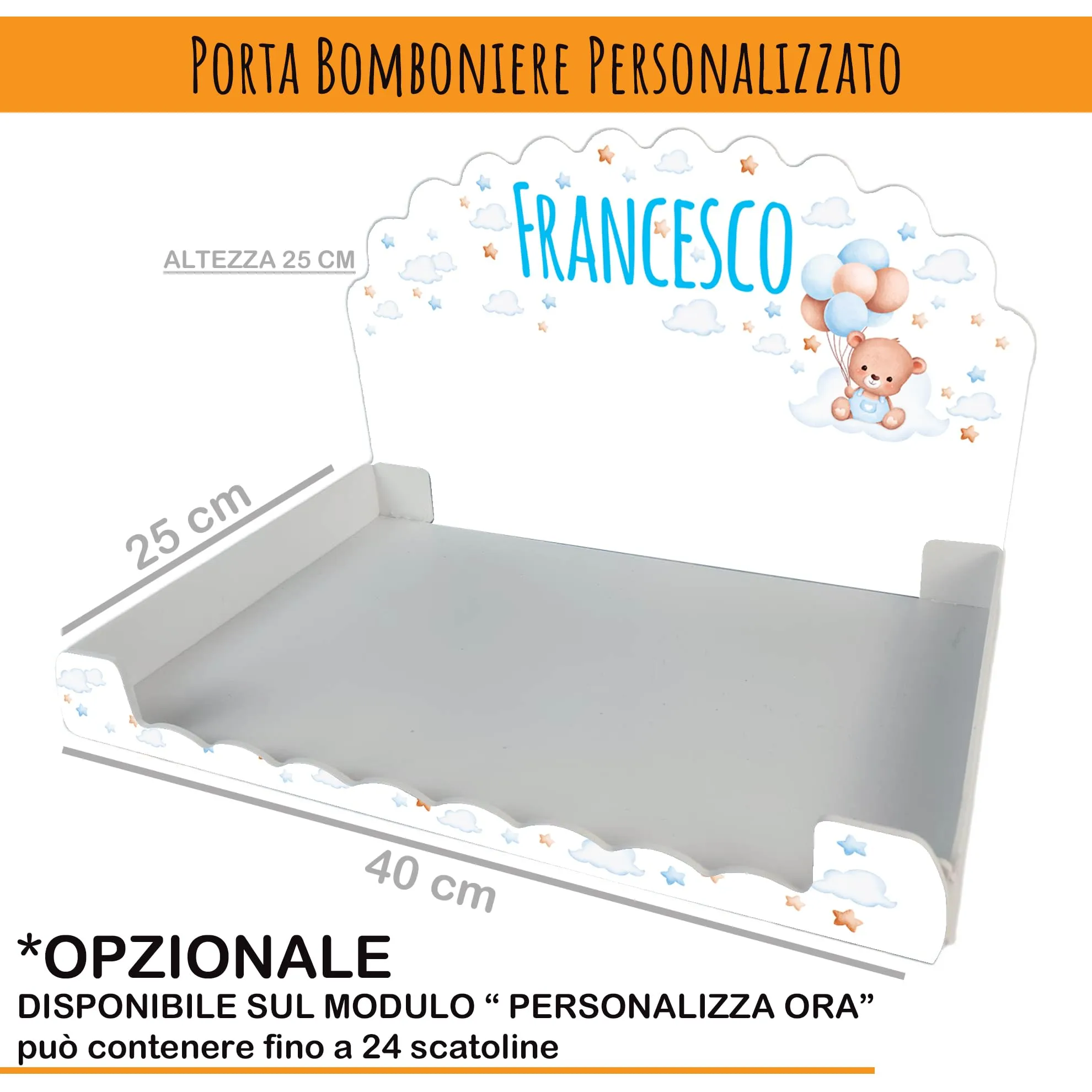 PV Grafik Set 16 Scatoline Portaconfetti Battesimo e Nascita Bimbo e Bambina Nica 14 - immagine 4