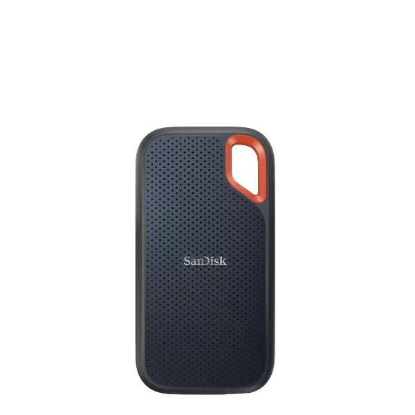 SanDisk Extreme Portable SSD 2TB NVMe, USB-C USB 3.2 Gen 2x2, IP65, Nero - immagine 1