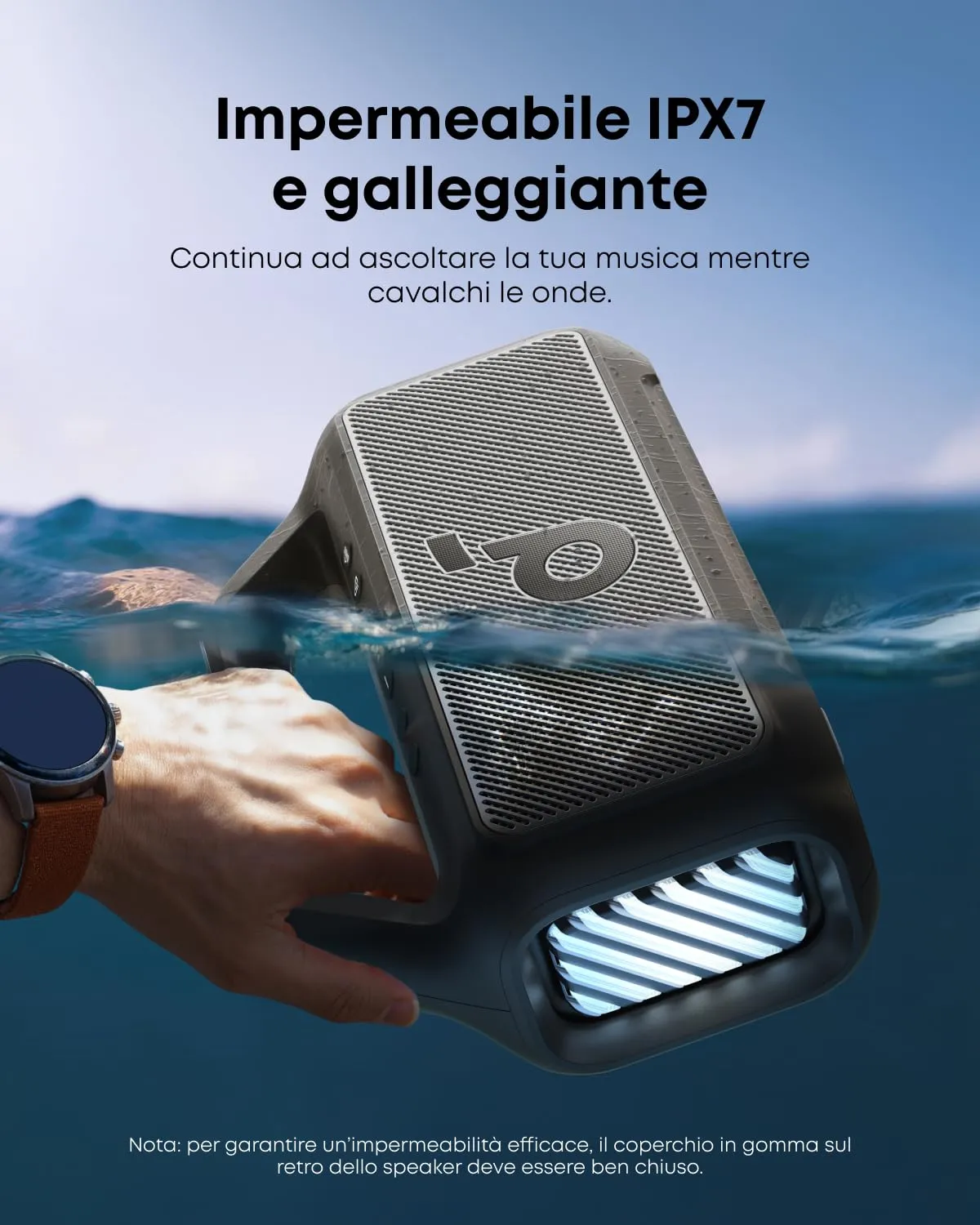 Soundcore Boom 2 by Anker, Portable Bluetooth Speaker 80W, IPX7 - immagine 5
