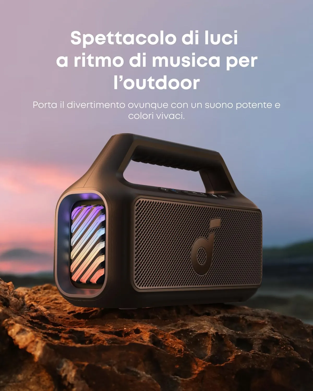 Soundcore Boom 2 by Anker, Portable Bluetooth Speaker 80W, IPX7 - immagine 6