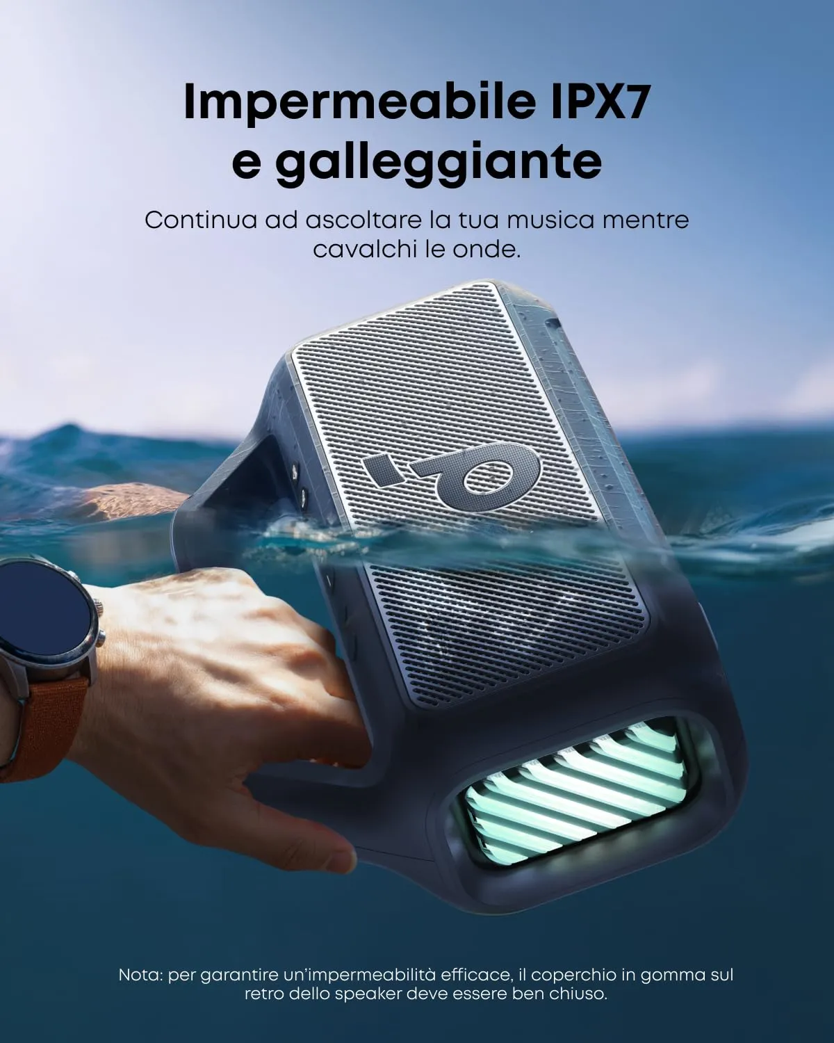Soundcore Boom 2 by Anker, Bluetooth Speaker 80W, IPX7 - immagine 4