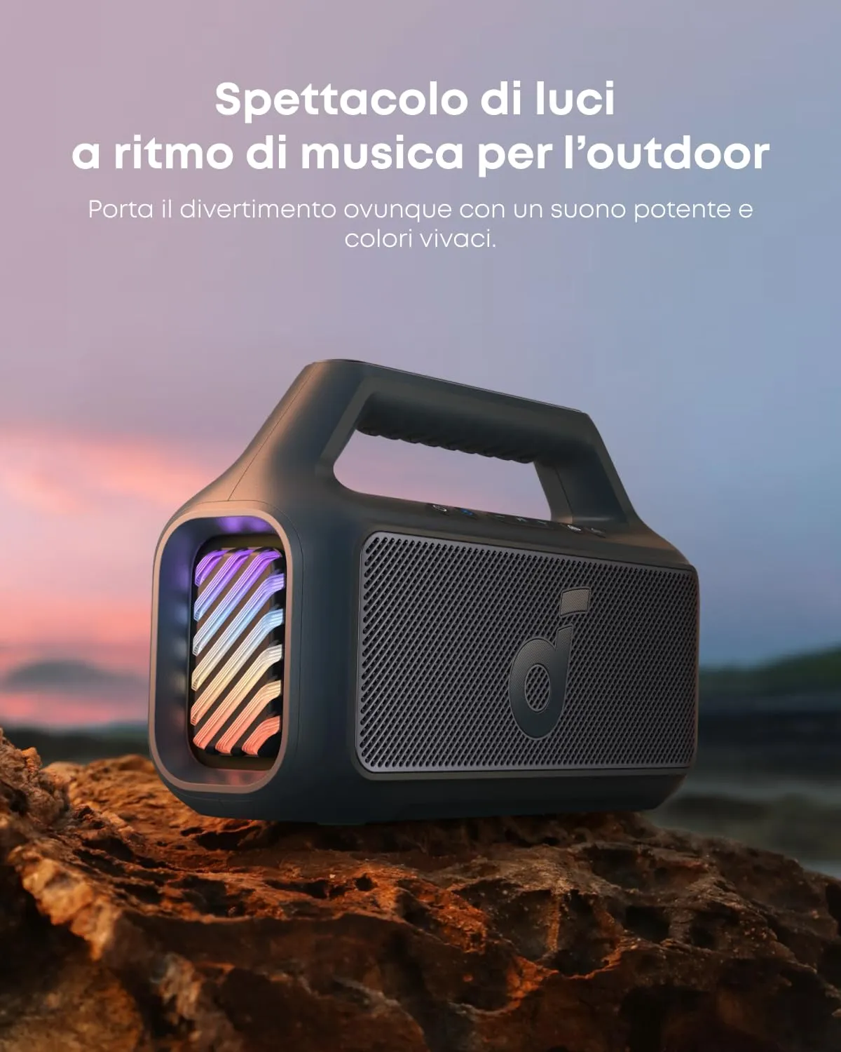 Soundcore Boom 2 by Anker, Bluetooth Speaker 80W, IPX7 - immagine 5