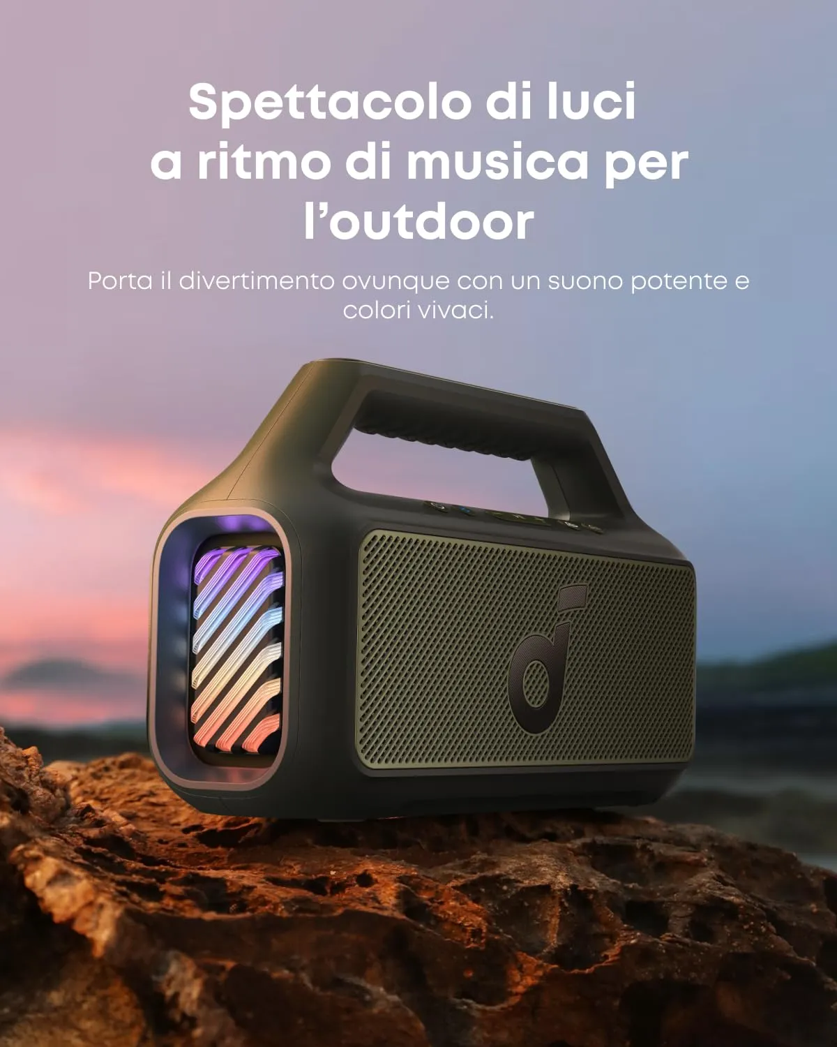 Soundcore Boom 2 by Anker, Portable Bluetooth Speaker 80W, IPX7 - immagine 6