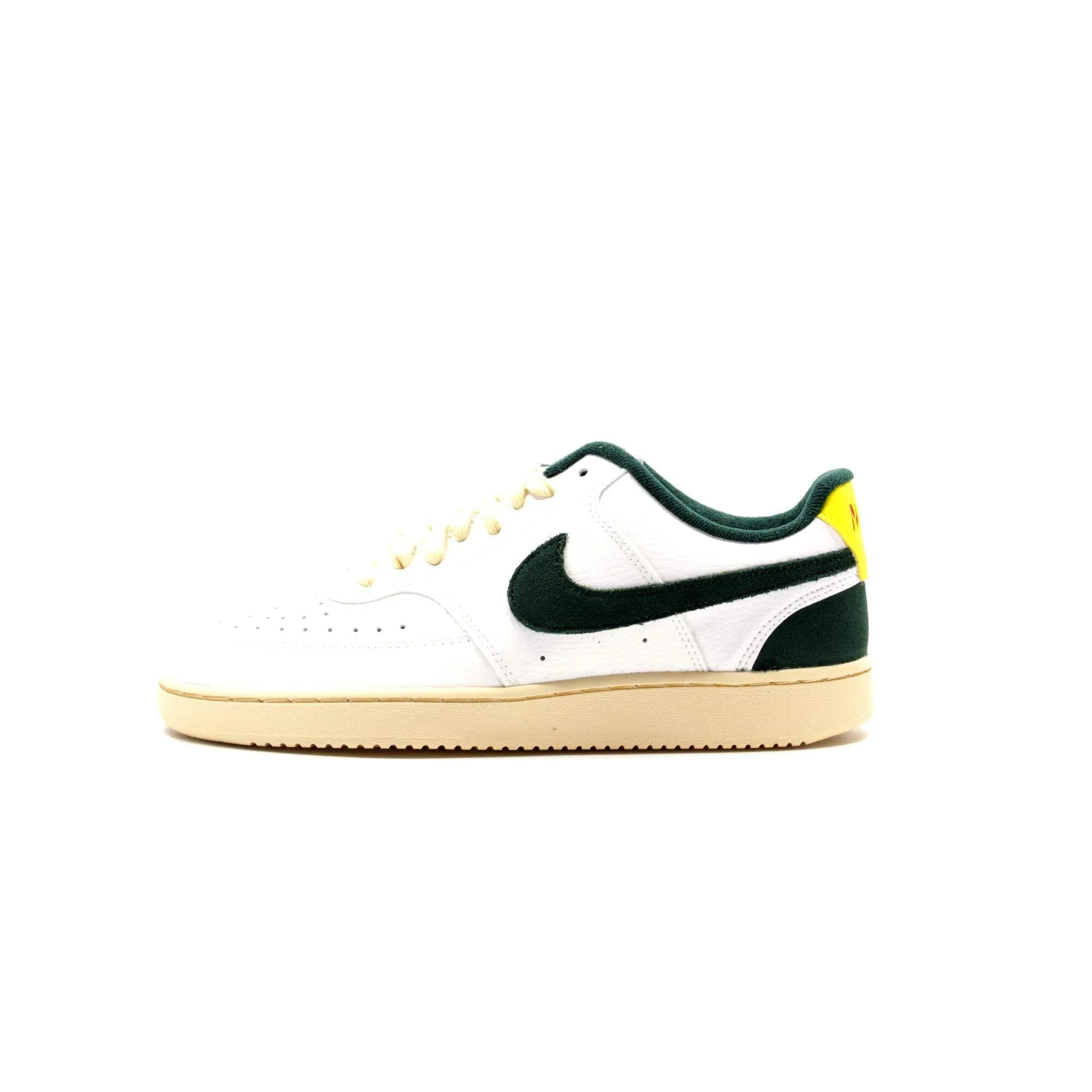 Nike Court Vision Low Men's Shoes, Sail/Pro Green-Picante Red-Opti Yellow, FD0320-133, 39 EU - immagine 1