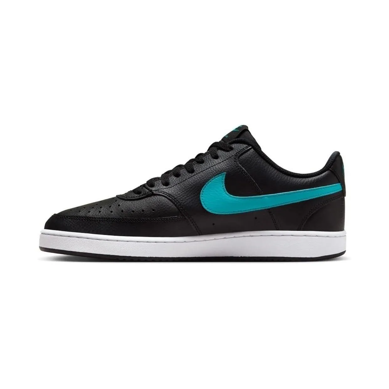 Nike Court Vision Lo Scarpe Basse Uomo, Black Dusty Cactus White, 40 EU - immagine 8