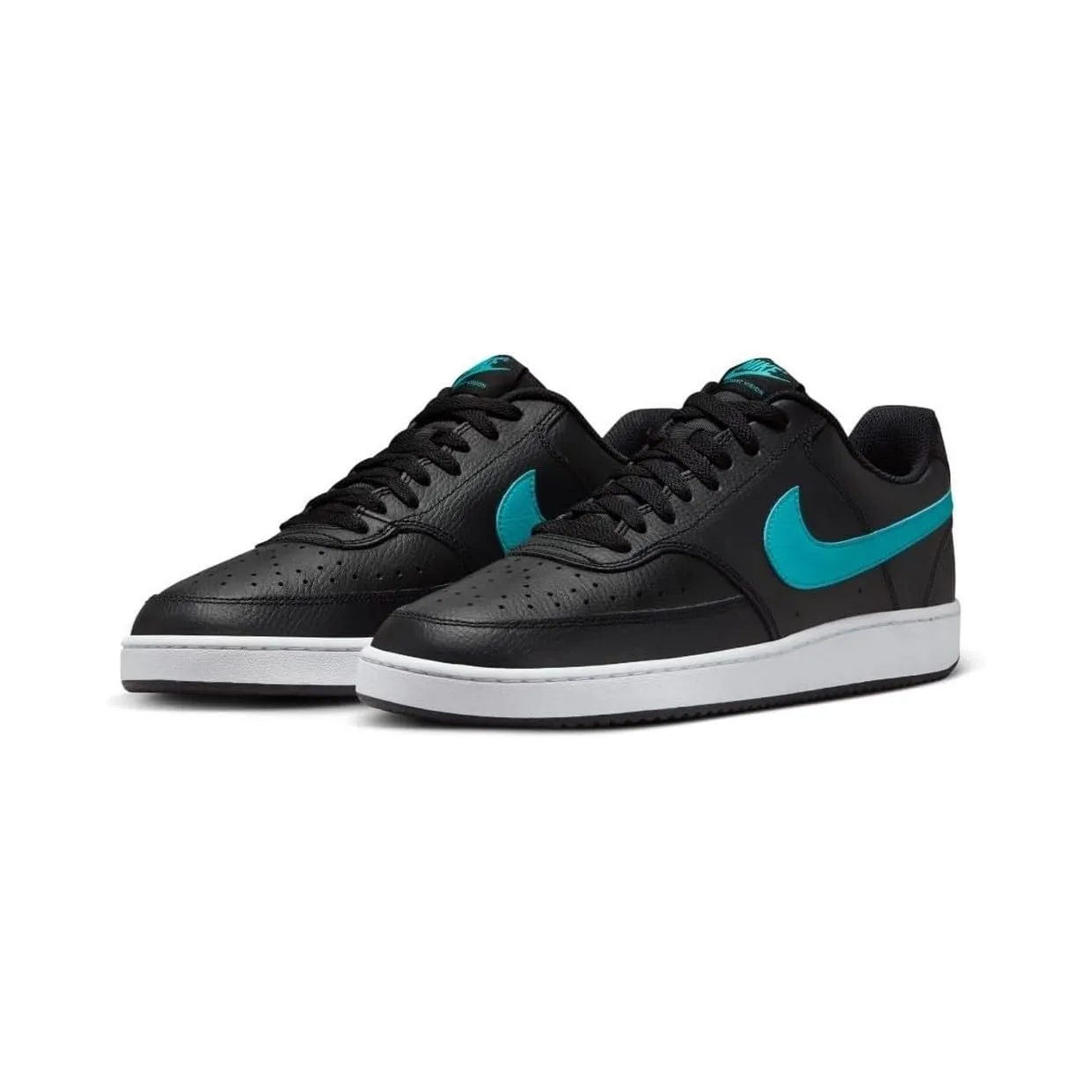 Nike Court Vision Lo Scarpe Basse Uomo Black Dusty Cactus White 38.5 EU - immagine 2