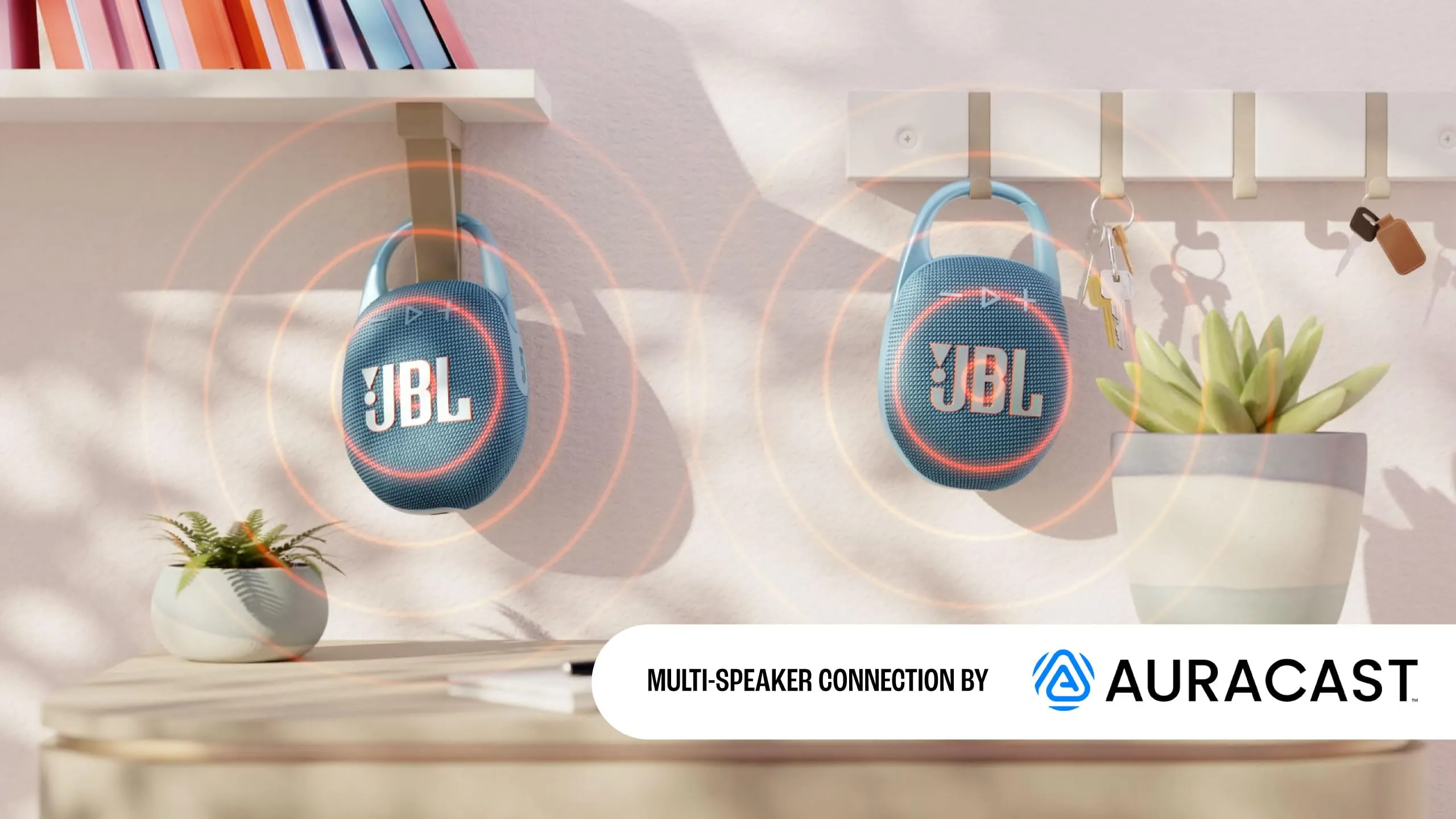 JBL Clip 5 Speaker Bluetooth Portatile, Rosa - immagine 8