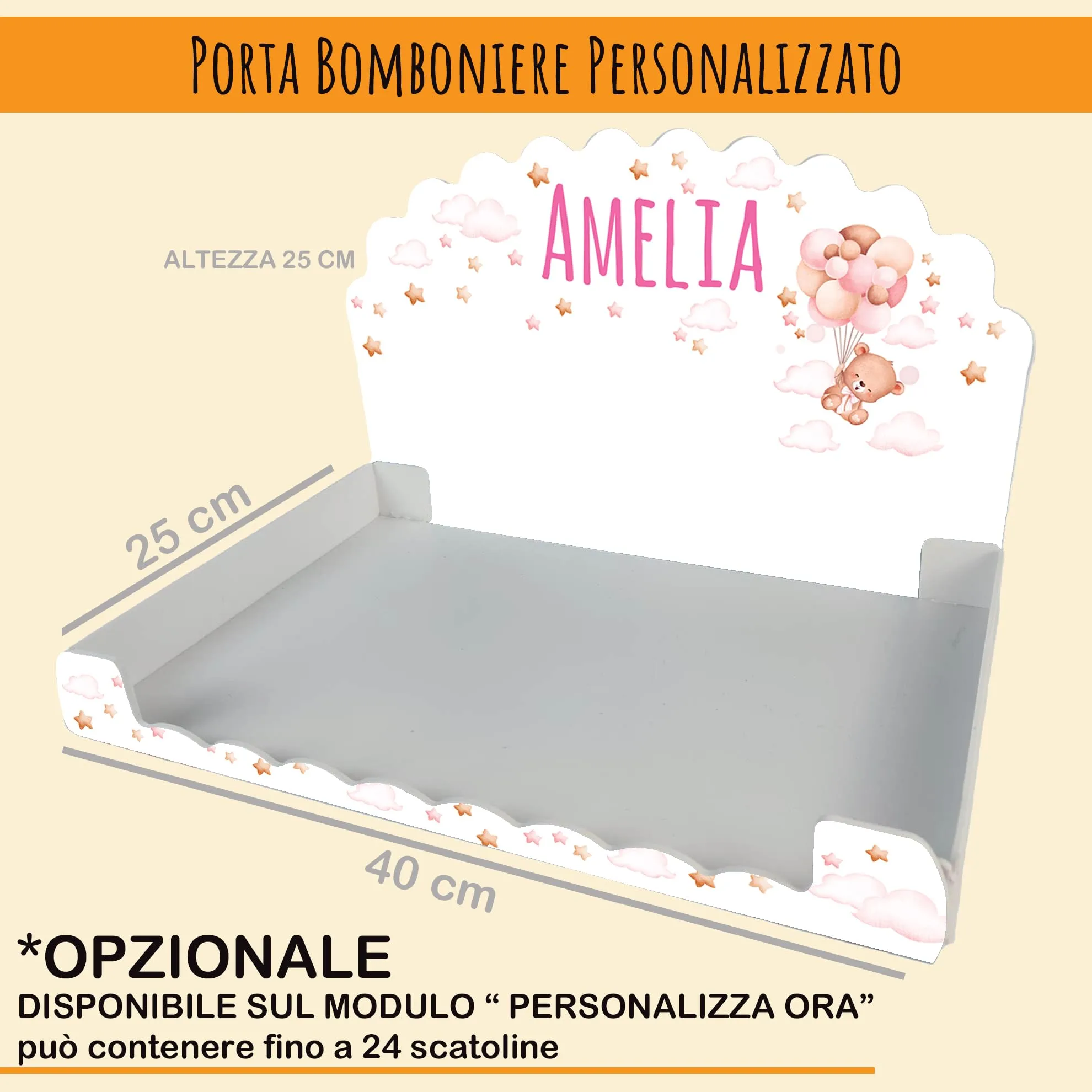 PV Grafik Set da 16 Scatoline Portaconfetti Battesimo e Nascita Bimbo e Bambina Nica 40 - immagine 5