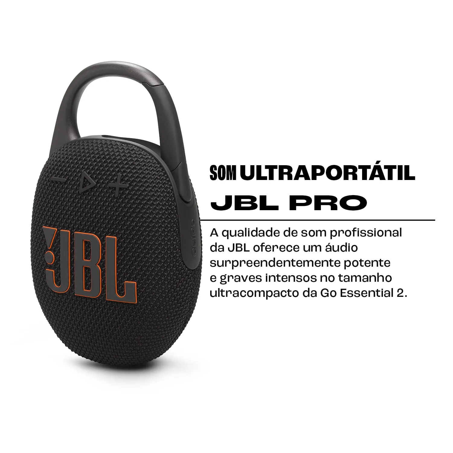 JBL Clip 5 Speaker Bluetooth Portatile, Nero - immagine 2