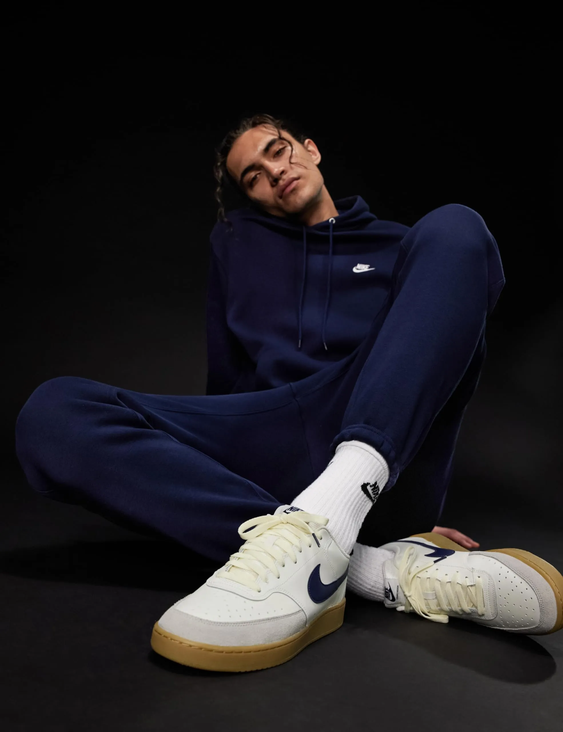 Nike Court Vision Low Trk3 - Sail/Midnight Navy-Gum Light Brown - HF1068-133 - immagine 2