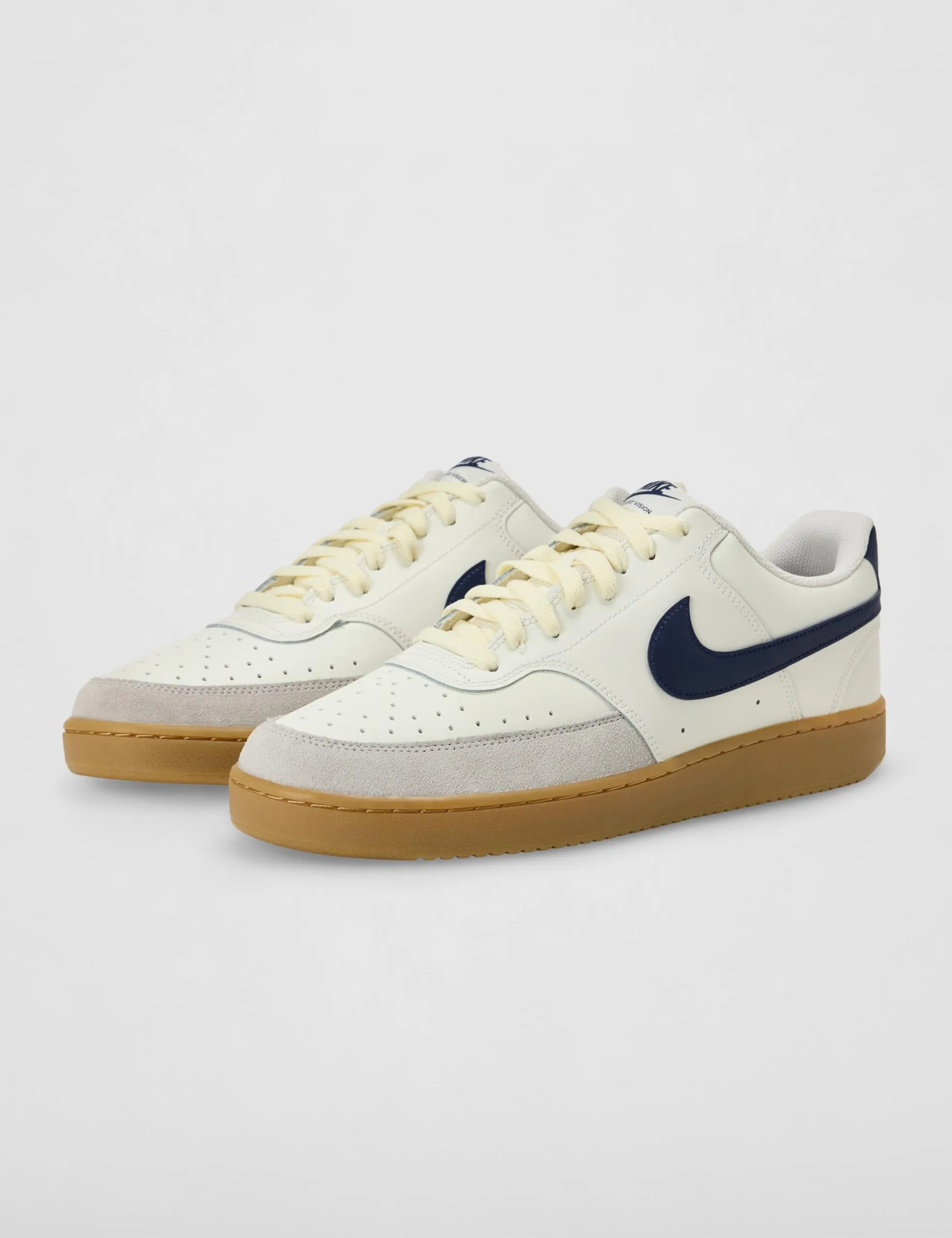 Nike Court Vision Low Trk3 - Sail/Midnight Navy-Gum Light Brown - HF1068-133 - immagine 6