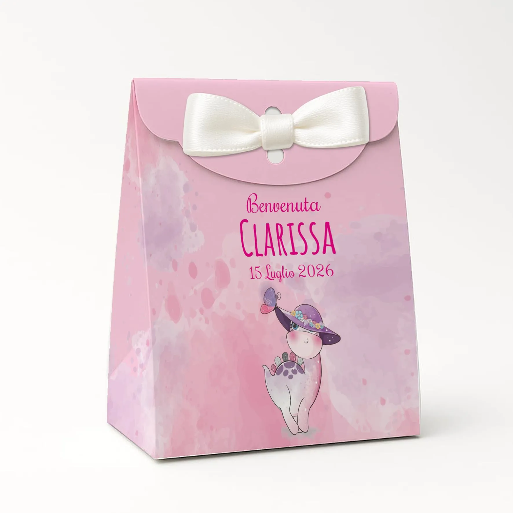 PV Grafik Set 16 Scatoline Portaconfetti Battesimo e Nascita Bimbo e Bambina Personalizzate Nica 13 - immagine 1