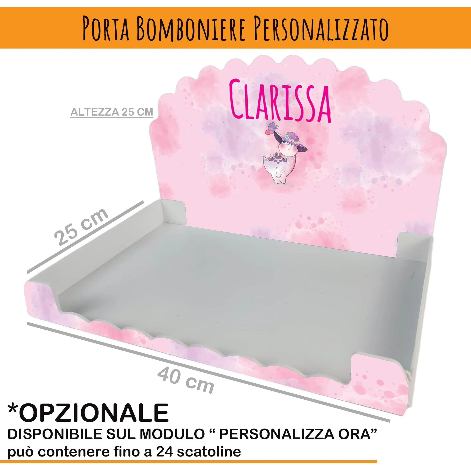 PV Grafik Set 16 Scatoline Portaconfetti Battesimo e Nascita Bimbo e Bambina Personalizzate Nica 13 - immagine 4
