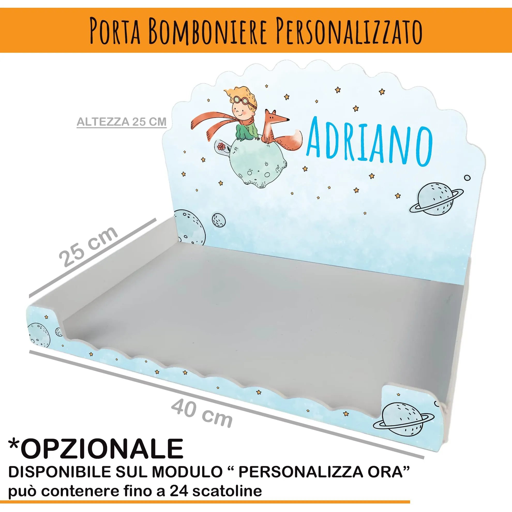 PV Grafik Set 16 Scatoline Portaconfetti Battesimo e Nascita Bimbo e Bambina Personalizzate Nica 06 - immagine 4