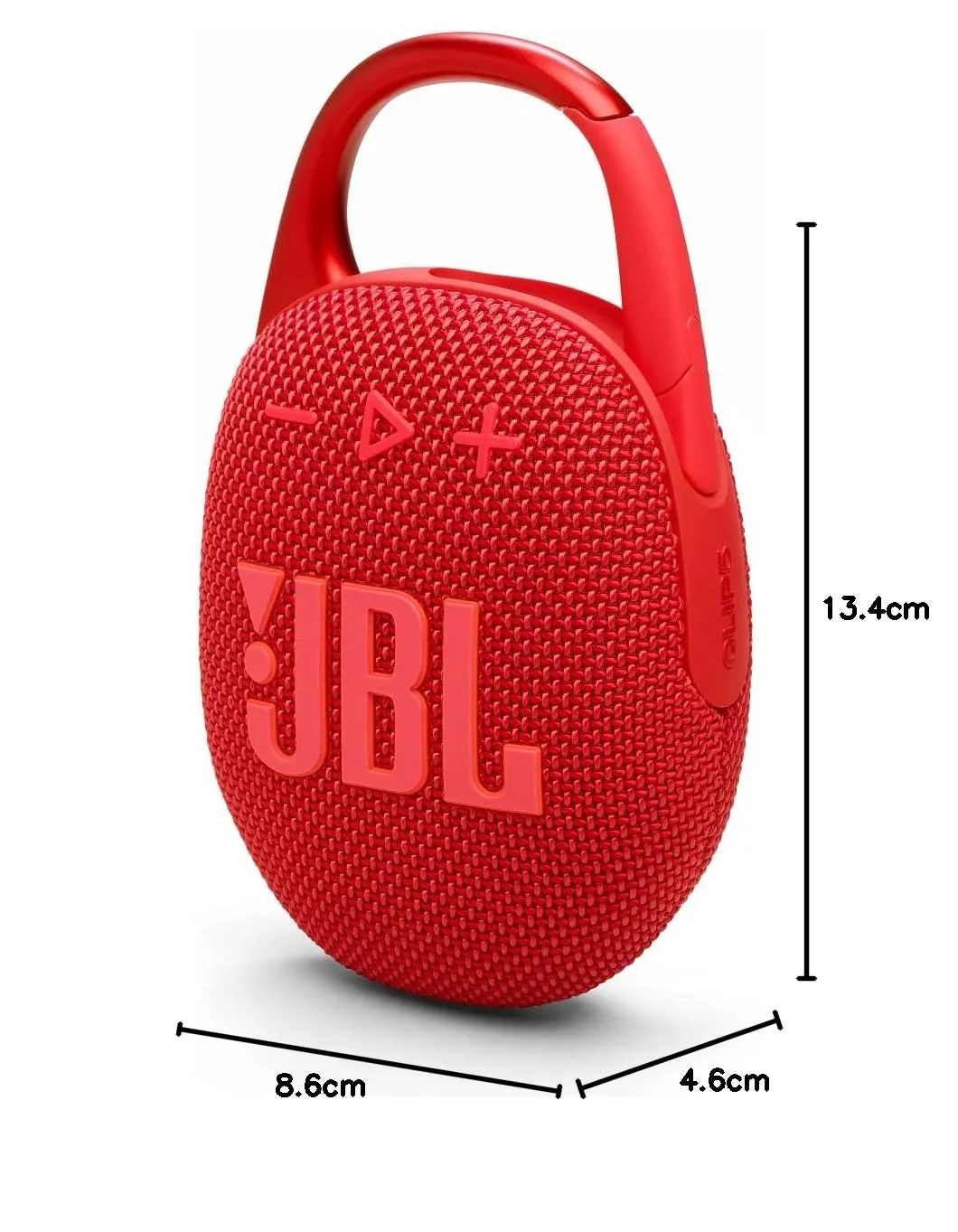 JBL Clip 5 Speaker Bluetooth Portatile, Rosso - immagine 10