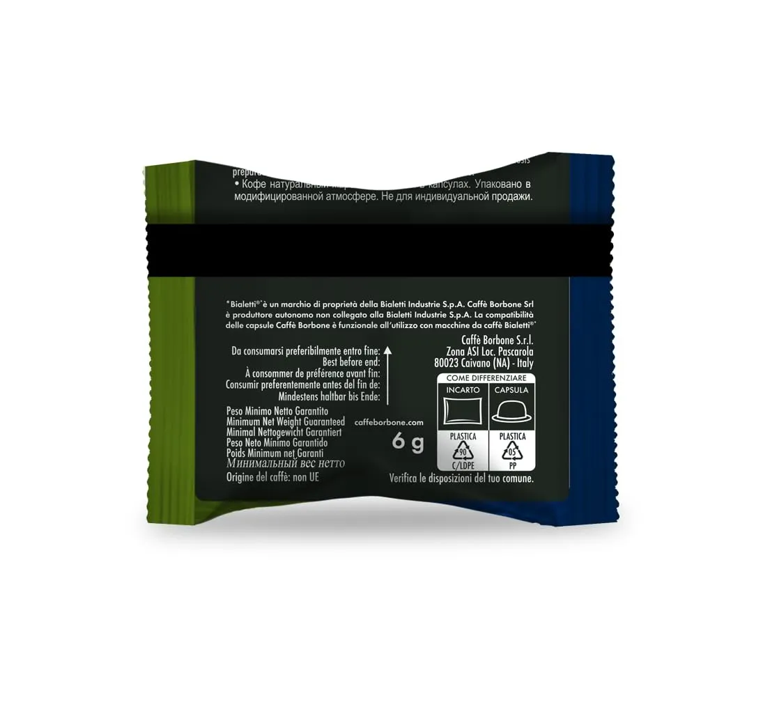 Caffè Borbone Miscela Light Capsule Compatibili Bialetti, 100 Capsule - immagine 3