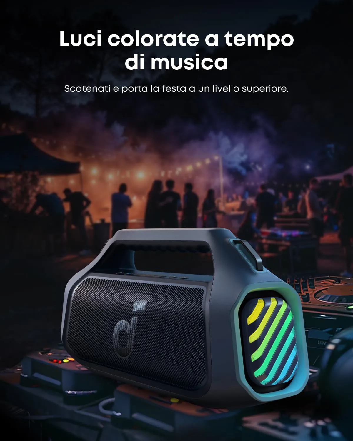 Soundcore Boom 2 Plus Portable Bluetooth Speaker, 140W, IPX7 - immagine 4