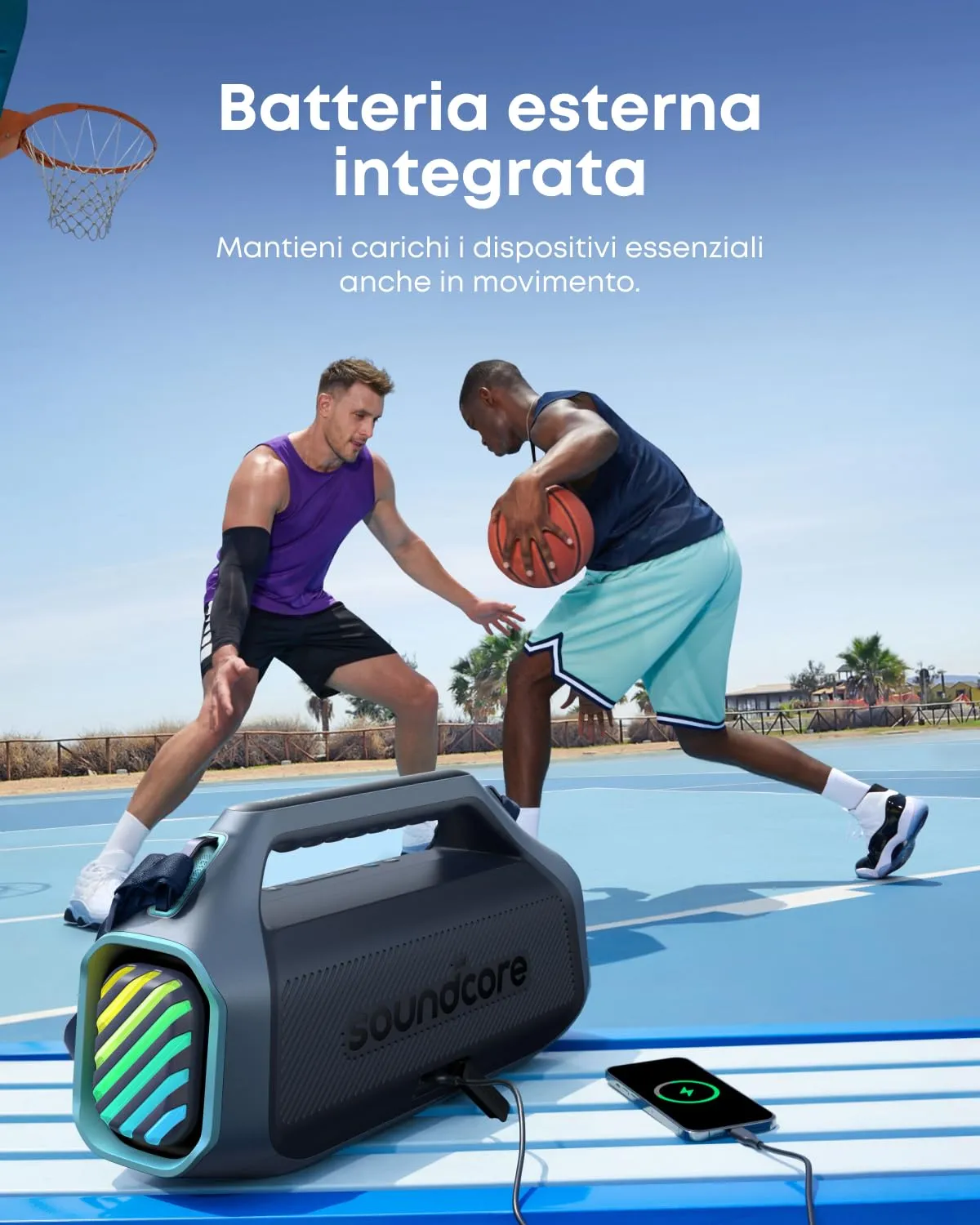 Soundcore Boom 2 Plus Portable Bluetooth Speaker, 140W, IPX7 - immagine 7