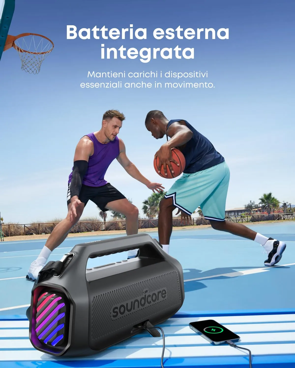 Soundcore Boom 2 Plus Portable Bluetooth Speaker, 140W, IPX7 - immagine 7