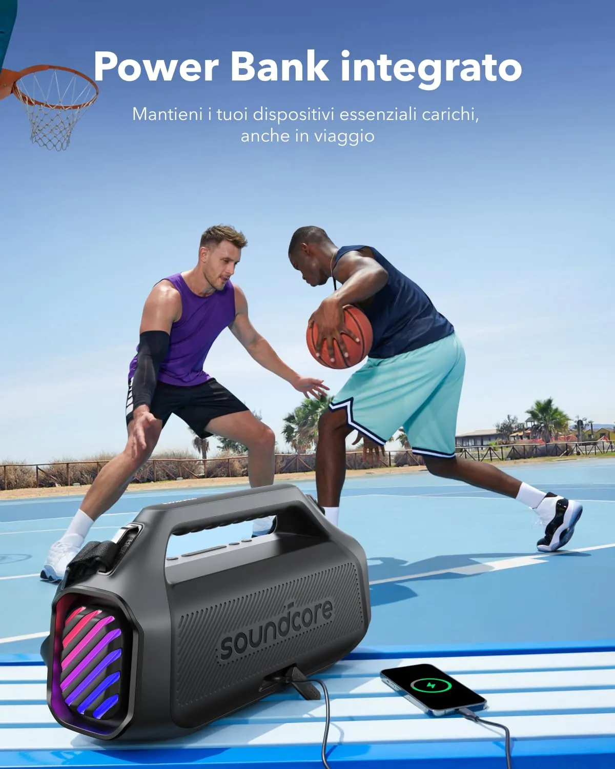 Soundcore Boom 2 Plus Portable Bluetooth Speaker, 140W, IPX7 - immagine 8