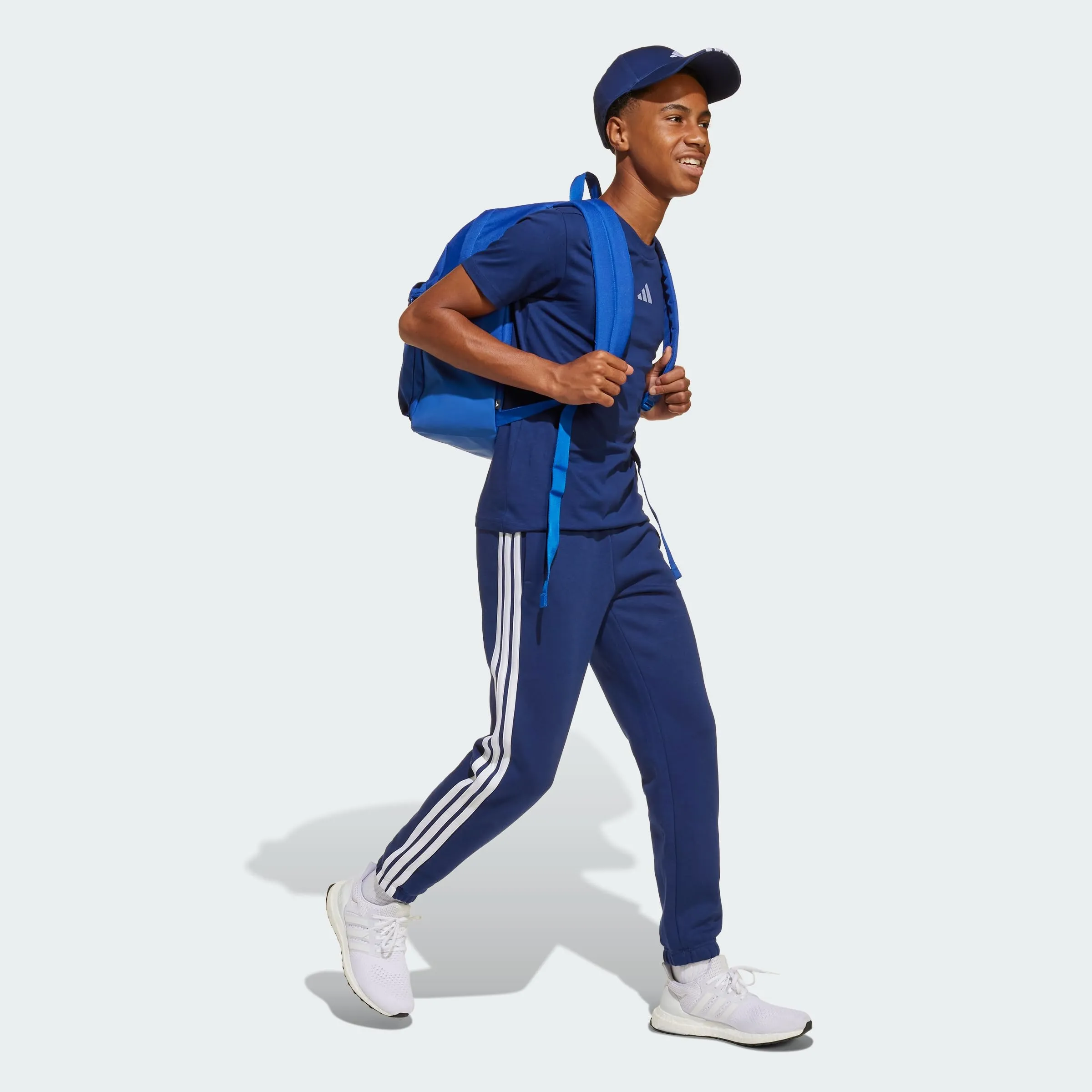 Adidas Bambini Essentials T-Shirt - Dark Blue/White - 15-16 Years - immagine 6