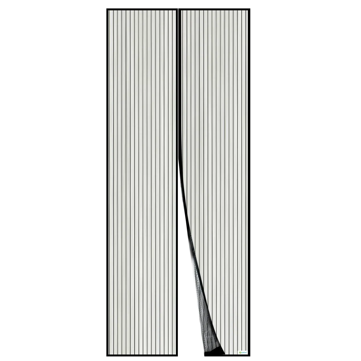 Apalus Zanzariera Magnetica per Porte, 110x210 cm, Nero - immagine 1