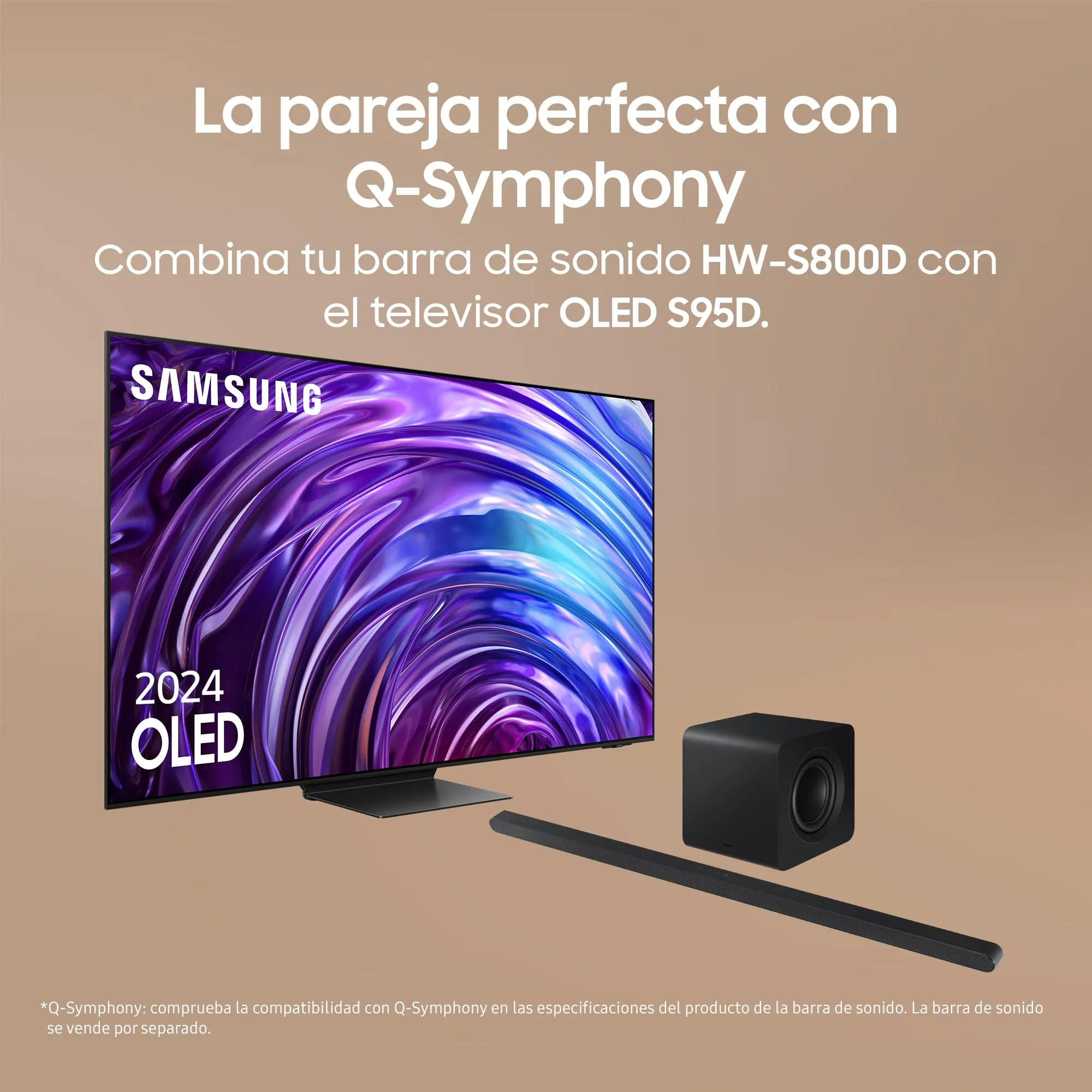 Samsung Soundbar HW-S800D/ZF Serie S, 3.1.2 Channel, Wireless Dolby Atmos, Titan Black 2024 - immagine 6