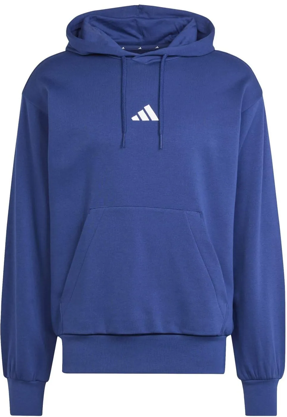 adidas Essentials Feelcozy Fleece Hoodie, Dark Blue/White, S - immagine 4