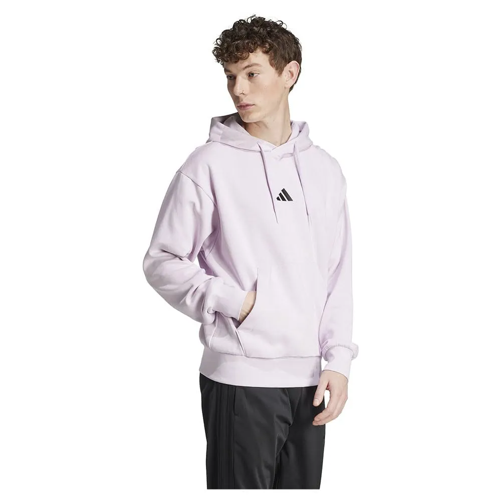 adidas Essentials Feelcozy Fleece Hoodie, Ice Lavender/Black, XS - immagine 4