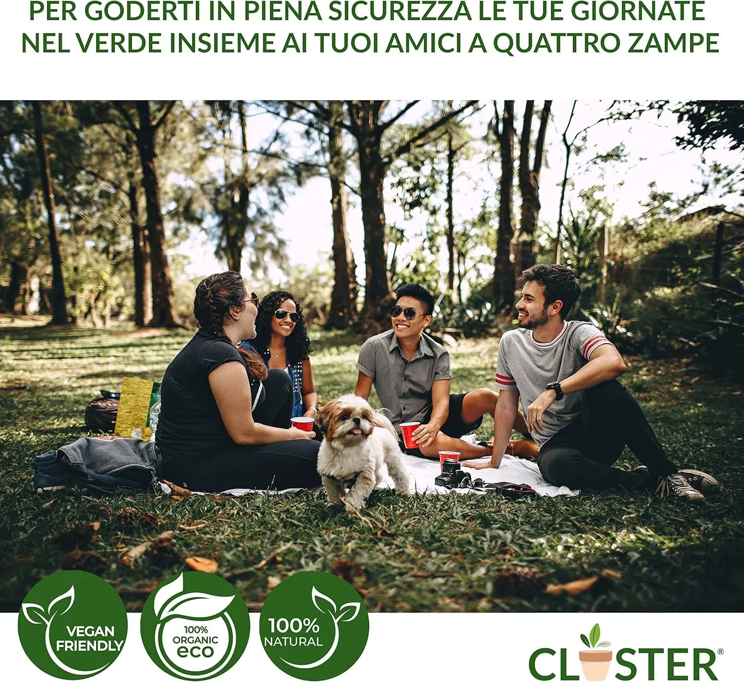 CLOSTER Neem Pet Protection Spray Antiparassitario per Cani e Gatti, 750 ml - immagine 3