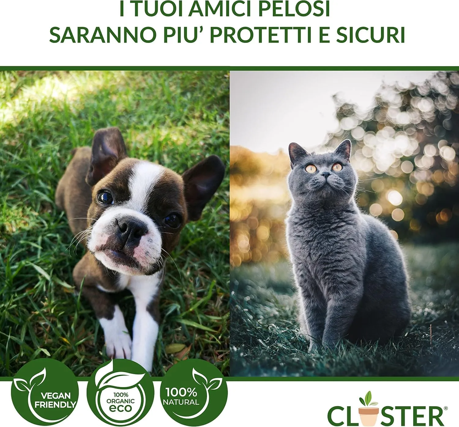 CLOSTER Neem Pet Protection Spray Antiparassitario per Cani e Gatti, 750 ml - immagine 5