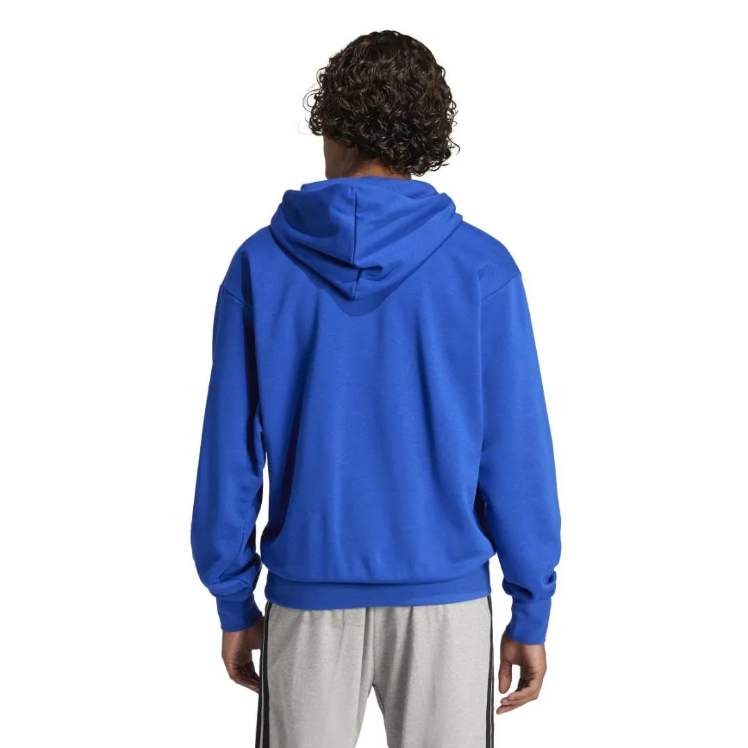Adidas Essentials Big Logo French Terry Hoodie - Team Royal Blue/Black, L - immagine 2