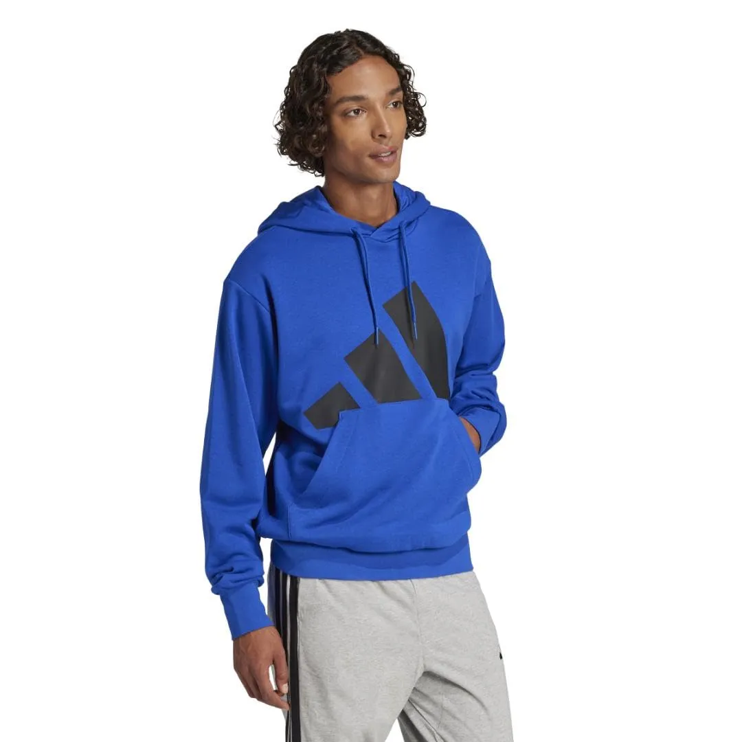 Adidas Essentials Big Logo French Terry Hoodie - Team Royal Blue/Black, L - immagine 4