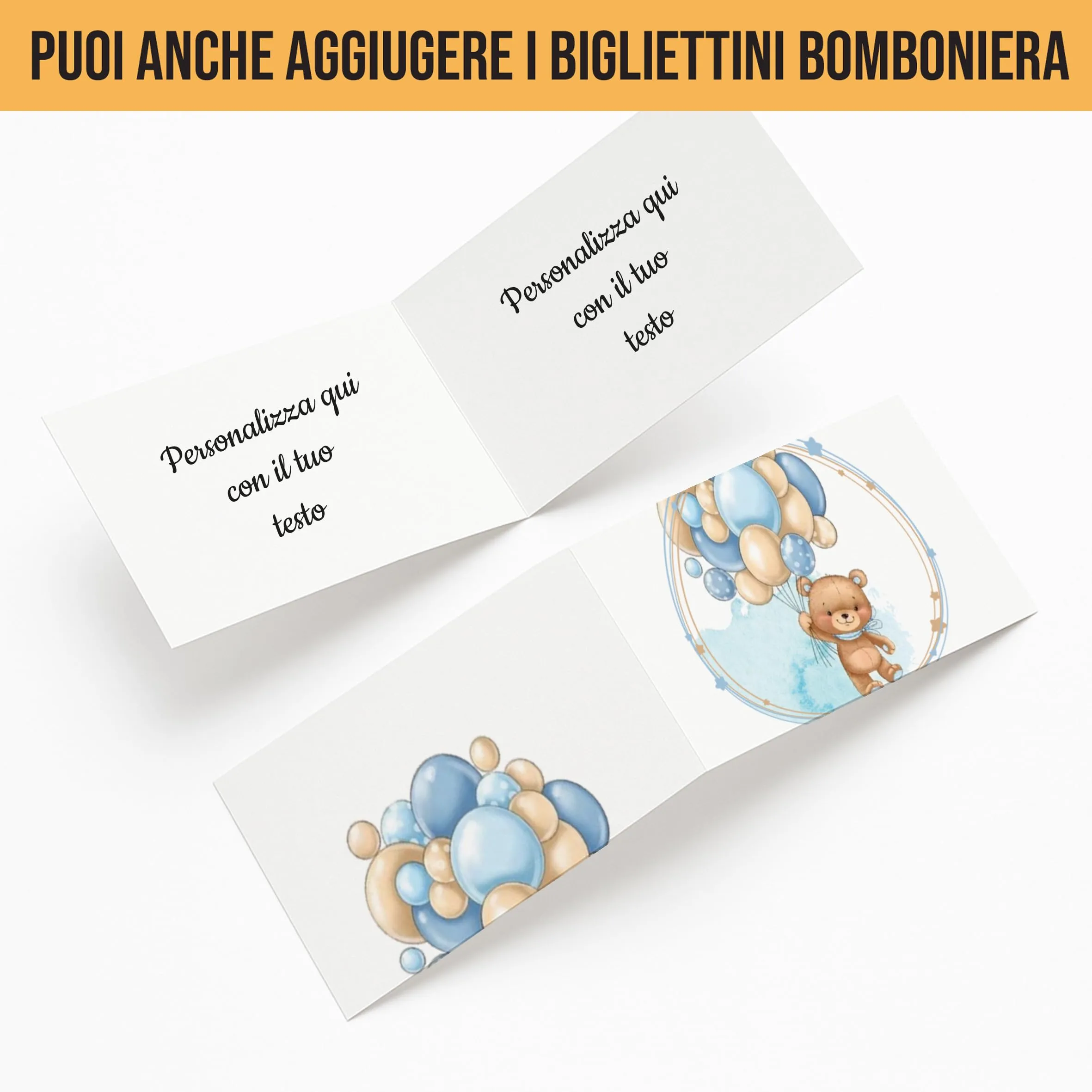 PV Grafik Set 16 Scatoline Portaconfetti Battesimo e Nascita Nica 59 - immagine 3