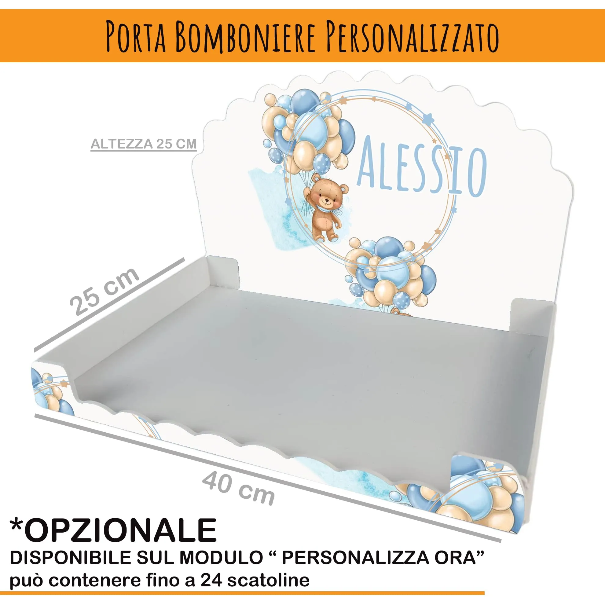PV Grafik Set 16 Scatoline Portaconfetti Battesimo e Nascita Nica 59 - immagine 4