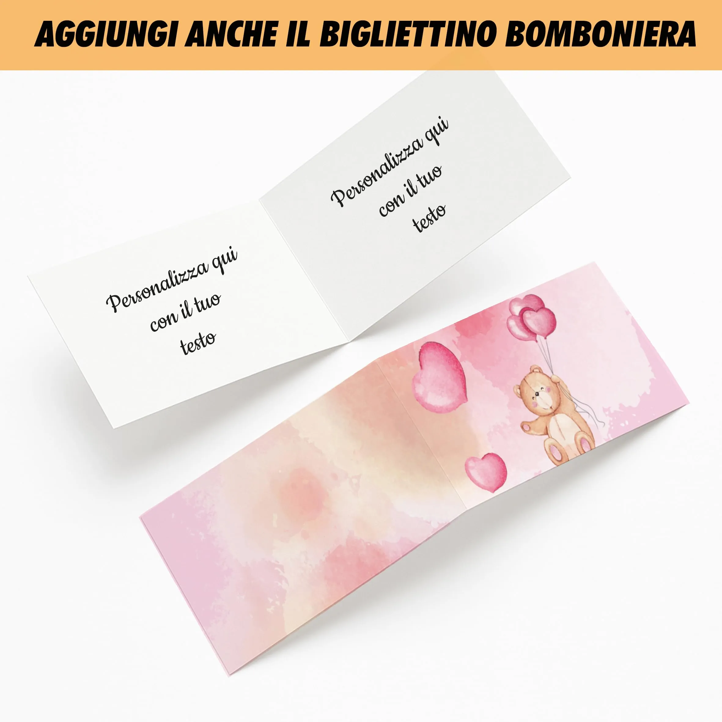 PV Grafik Set 16 Scatoline Portaconfetti Battesimo e Nascita Bimbo e Bambina Personalizzate Nica 09 - immagine 3